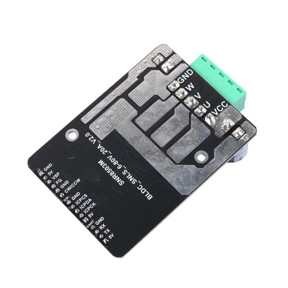 Brushless DC Motor Control Module, SNR8503M 1600W 20A Brushless DC Motor Driver BLDC Motor Control with Potentiometer - Image 3