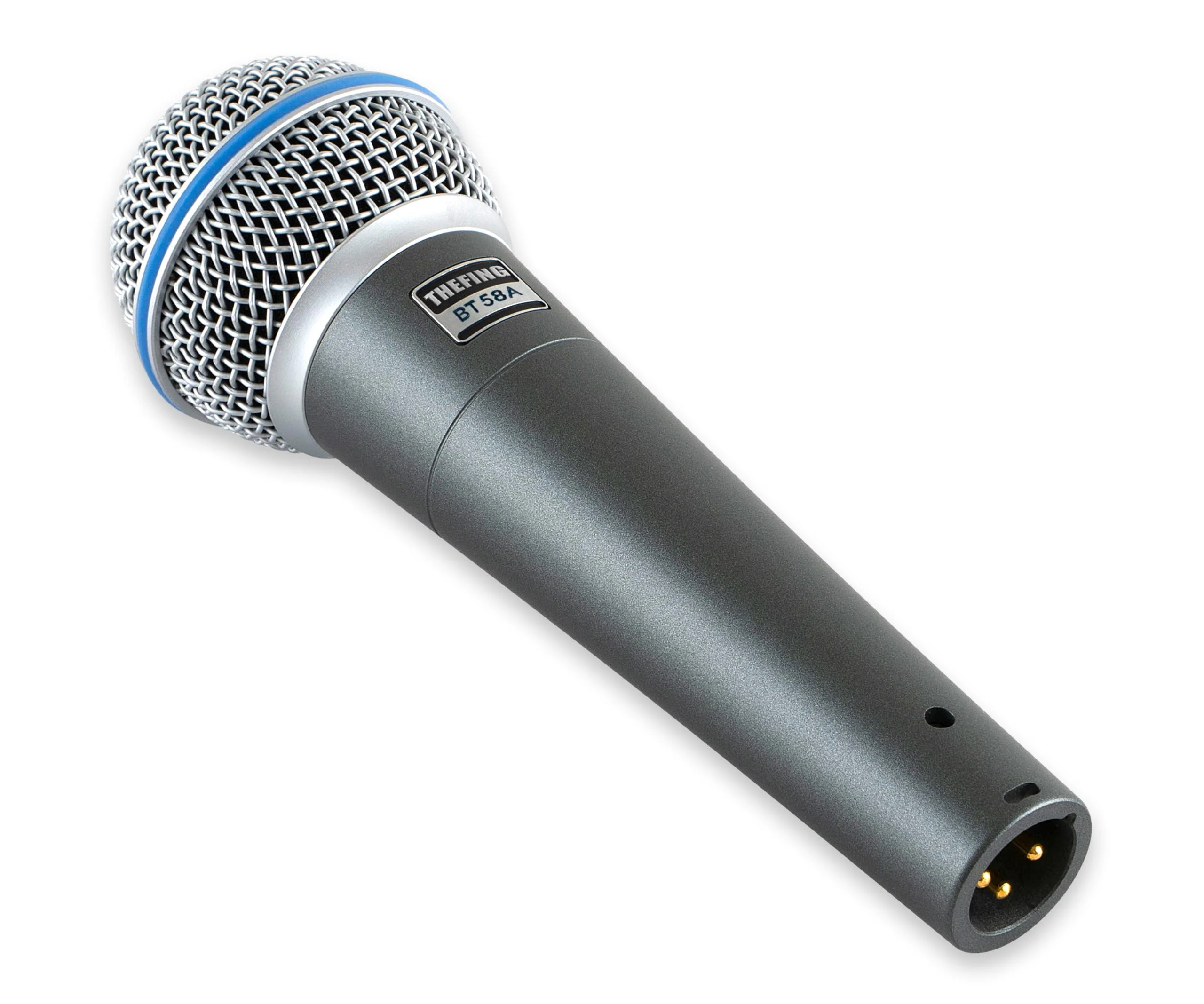 BT 58A Wired Dynamic Supercardioid Vocal Microphone,Includes 16ft XLR Audio Cable and Stand Adapter,for Stage Singing,Studio,Mixer,Speakerand Karaoke,Handheld Mic - Image 3