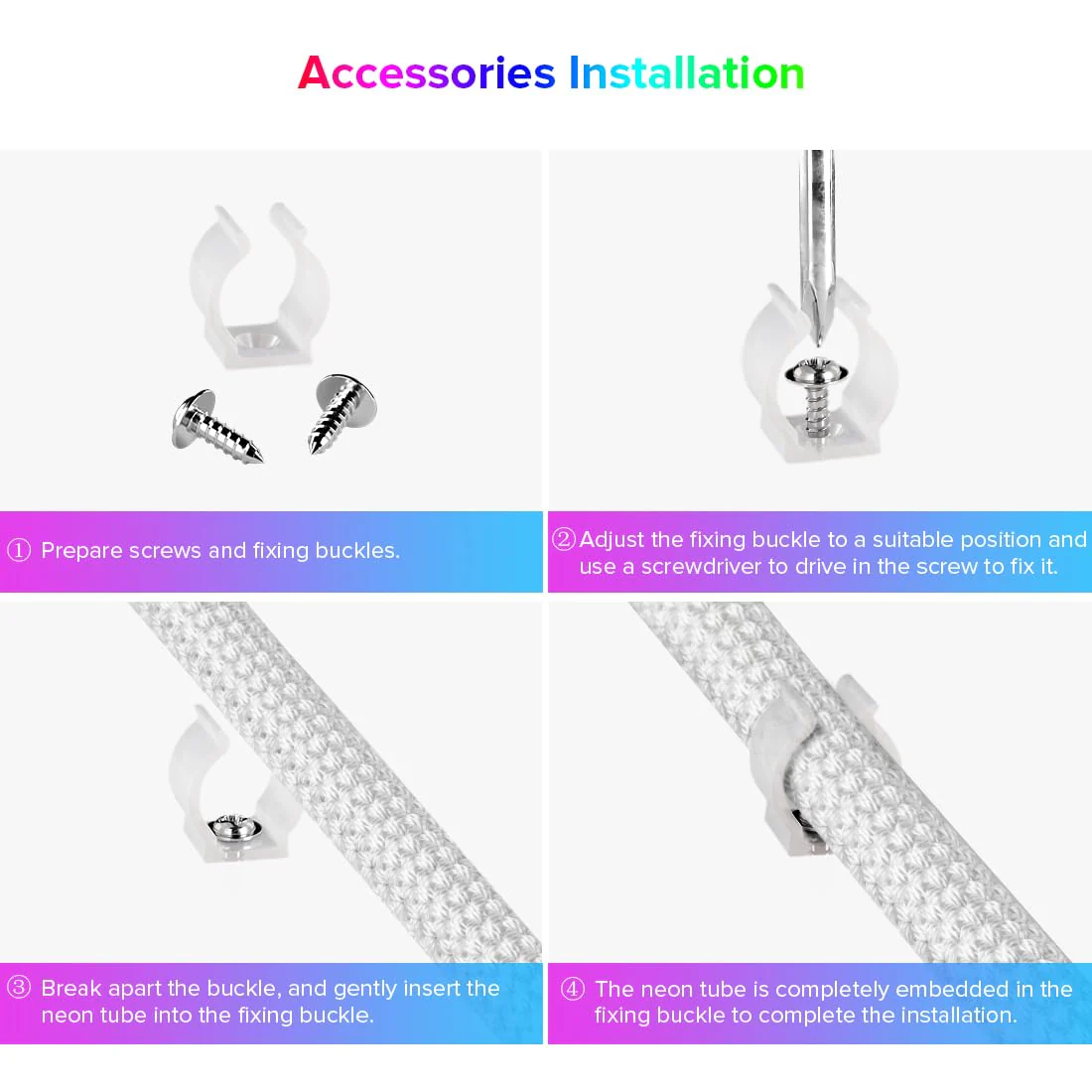 BTF-LIGHTING 9.8FT WS2811 WS2812B IC RGB DC5V 360 Degree Round Reticulate Pattern Chasing Color Neon LED Strip Flexible Nylon Silicone IP67 Waterproof Dream Color Rope Light(No Adapter or Controller) 9.8FT-Only Neon Light - Image 7