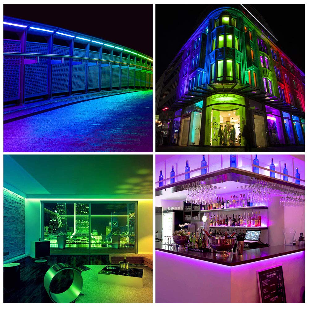 BTF-LIGHTING WS2811 Addressable LED Strip Ultra Bright 5050SMD RGB 60LED/m 20Pixels/m Multi-Colored Light Total 300LED 100Pixels 16.4FT DC12V IP65 Silicone Coating Waterproof(No Adapter or Controller) 60LEDs/m IP65 Silicone coating waterproof - Image 7