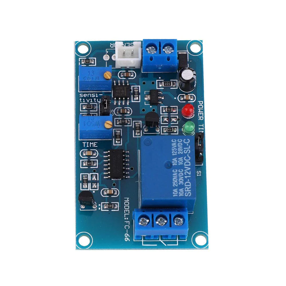 BuyWeek Photoresistor Relay Module, DC 12 V Light Detection Sensor, Light Control Switch, Light Sensitive Sensor, Adjustable Delay, Photoresistor Relay Module, Light Sensor (DC 12 V) - Image 5