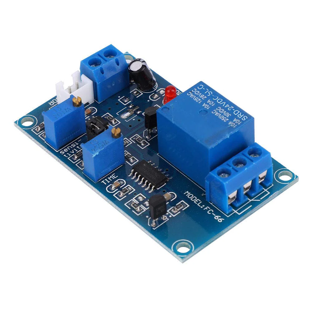 BuyWeek Photoresistor Relay Module, DC 24 V Light Sensor, Light Detection Switch, Adjustable Delay, Photoresistor Relay Module, Photosensitive Sensor (DC 24 V) - Image 4
