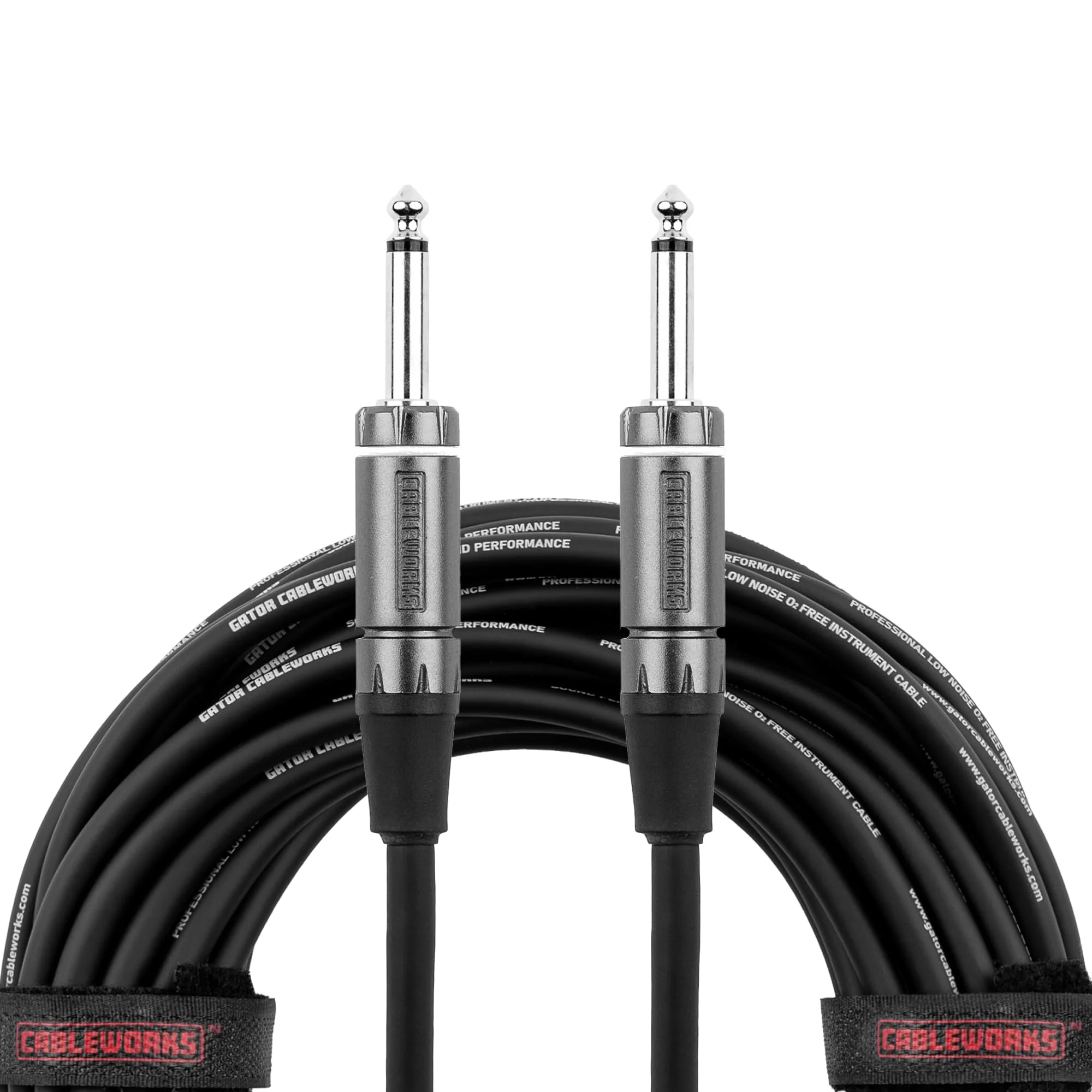 by Gator Cases Composer Series Deluxe 30 Ft Straight to Straight Guitar Instrument Cable (GCWC-INS-30) 30 Feet