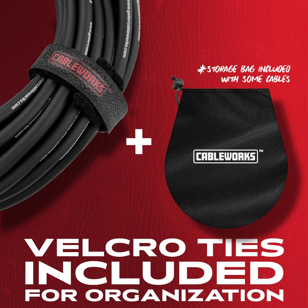 By Gator Cases Composer Series Deluxe 5 Foot XLR Female to TRS Cable, (GCWC-XLR-05FTRS) 5 Feet TRS/XLR Female - Image 8