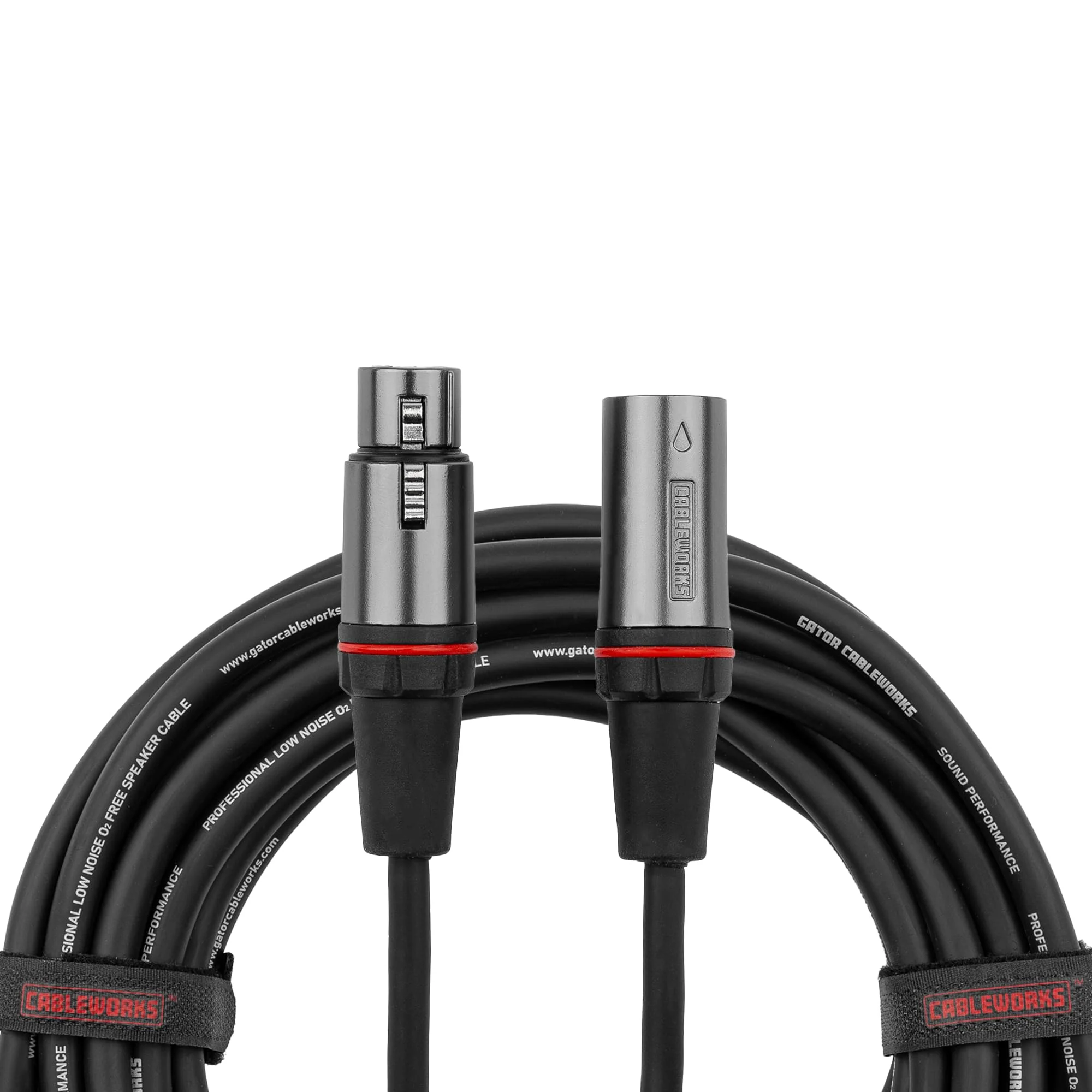By Gator Cases Headliner Series Premium 50 Foot XLR Microphone Cable, (GCWH-XLR-50) 50 Feet
