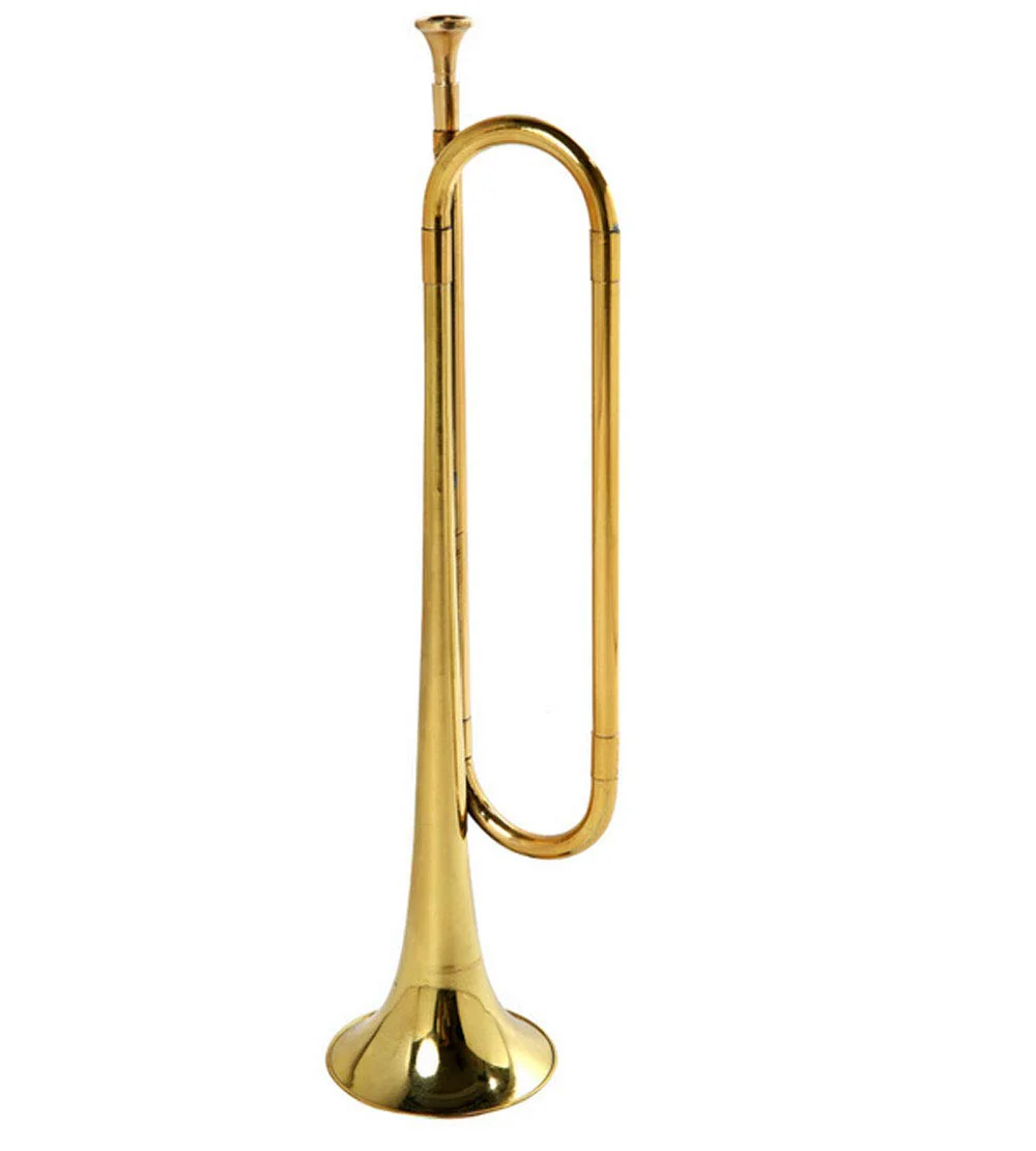 C Flat Gold Brass Material with Mouthpiece for School Band Cavalry Beginner Military Orchestra - Image 4