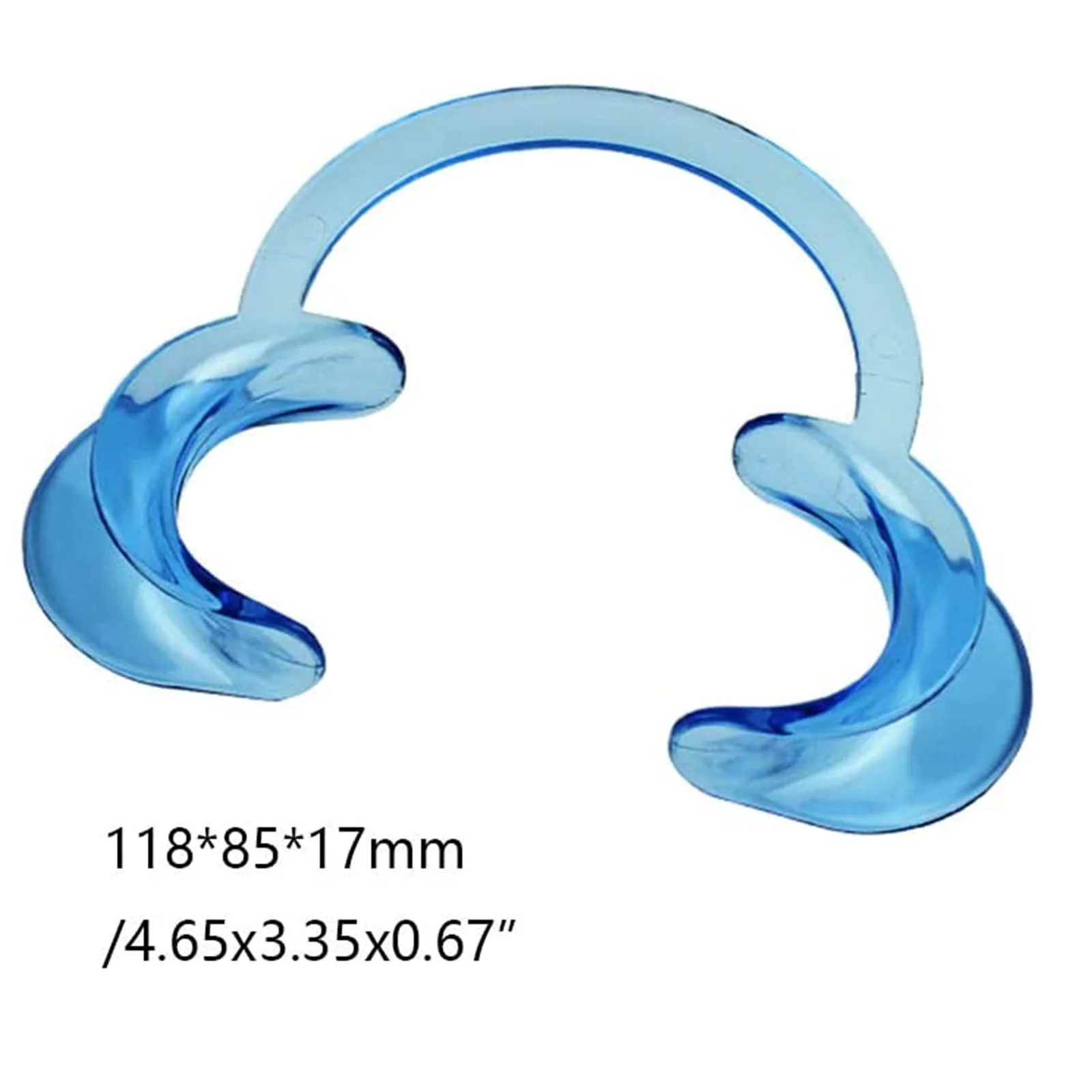 C-Shape Mouth Opener Mouth Lip Opener Mouth Separator Cheek Holder Intraoral Lips Mouth Opener C Shape Cheek Retractor Tools for Mouth Opener Challenge for Dental Care and Party Game Pack of 10 - Image 2