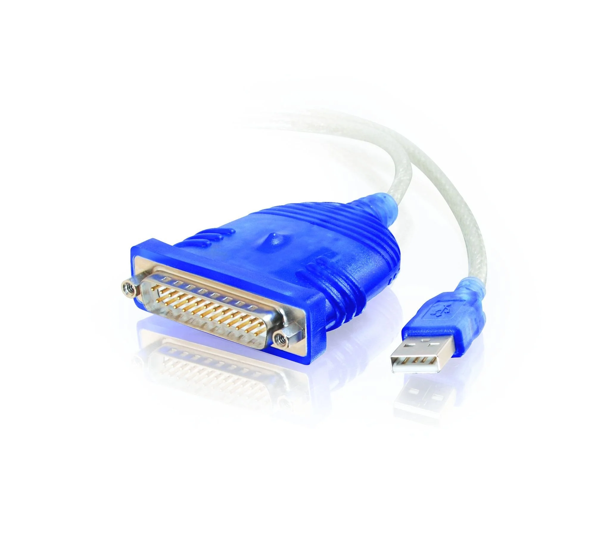 C2G USB Adapter USB to DB25 Adapter Grey 6 Feet (1.82 Meters) Cables to Go 22429,Gray USB to DB25 Male Adapter - Image 9