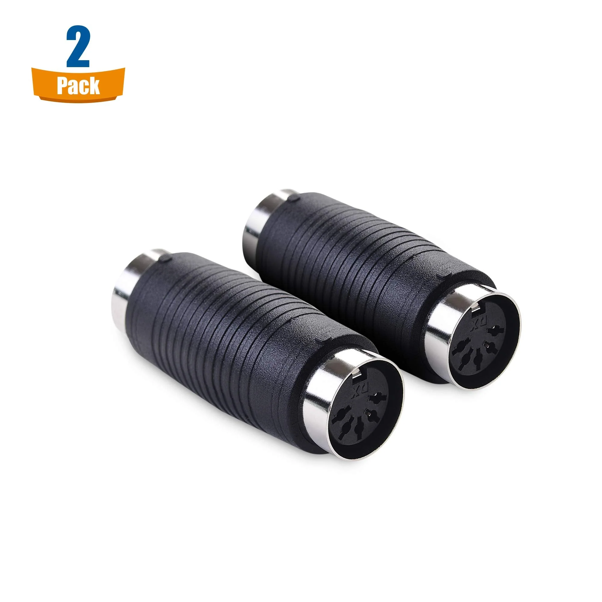 Cable Matters 2-Pack 5 Pin DIN MIDI Coupler Gender Changer (MIDI Extender Adapter) - Image 2