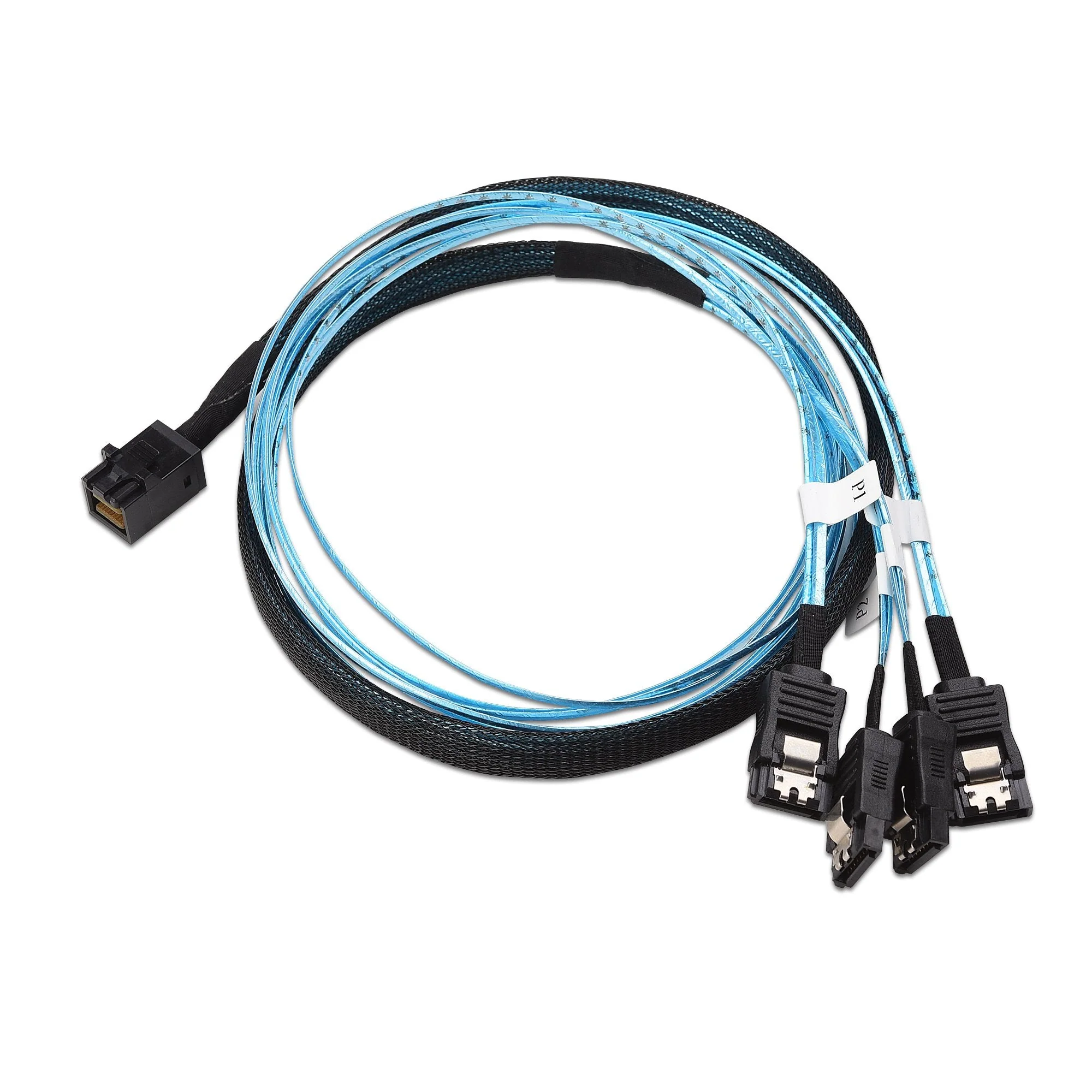 Cable Matters Internal Mini SAS HD to SATA Cable (SFF-8643 to SATA Forward Breakout) 3.3 Feet, 1m - Image 2