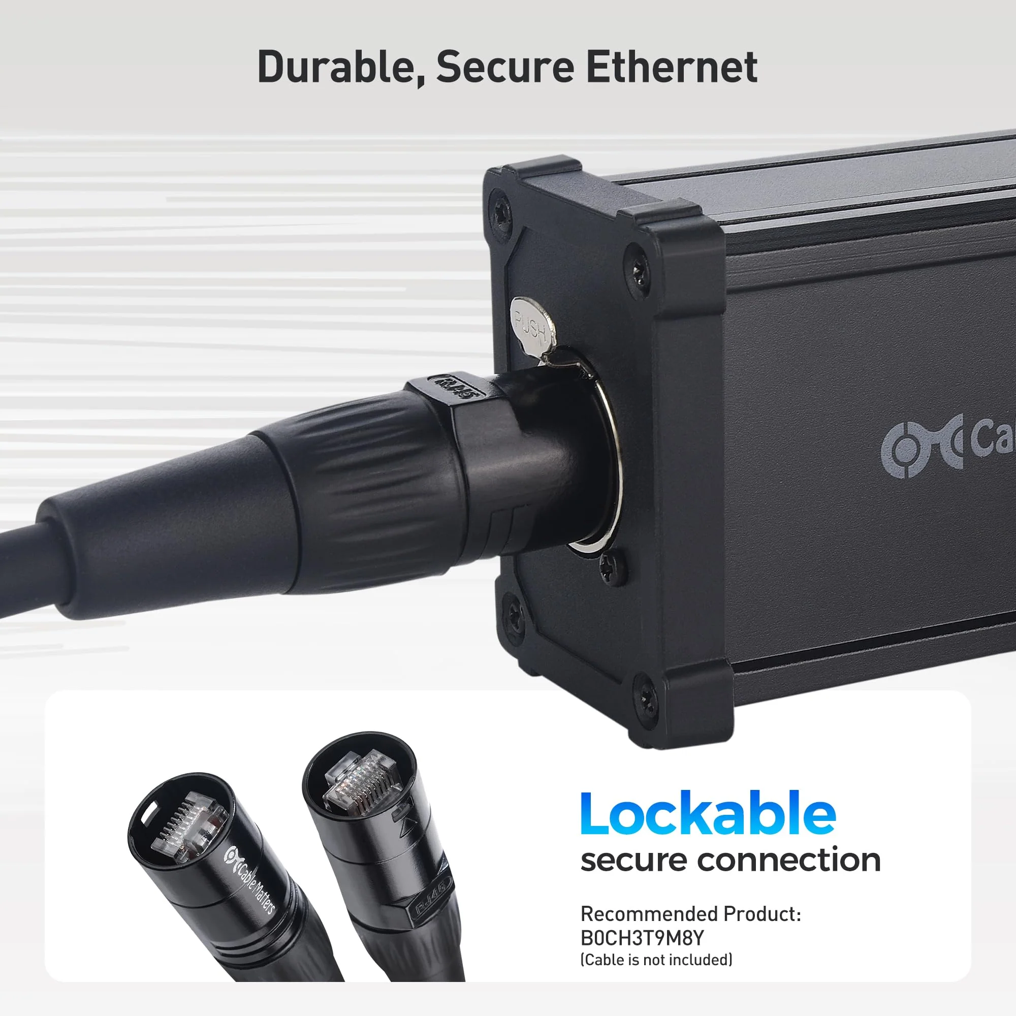 Cable Matters XLR Audio Over Ethernet Snake with 2 Boxes - 4X XLRMale Pigtail Box and 4X XLRFemale Pigtail Box, XLR Snake 4 Channel, Compatible with EtherCON Connector, Black - Image 3
