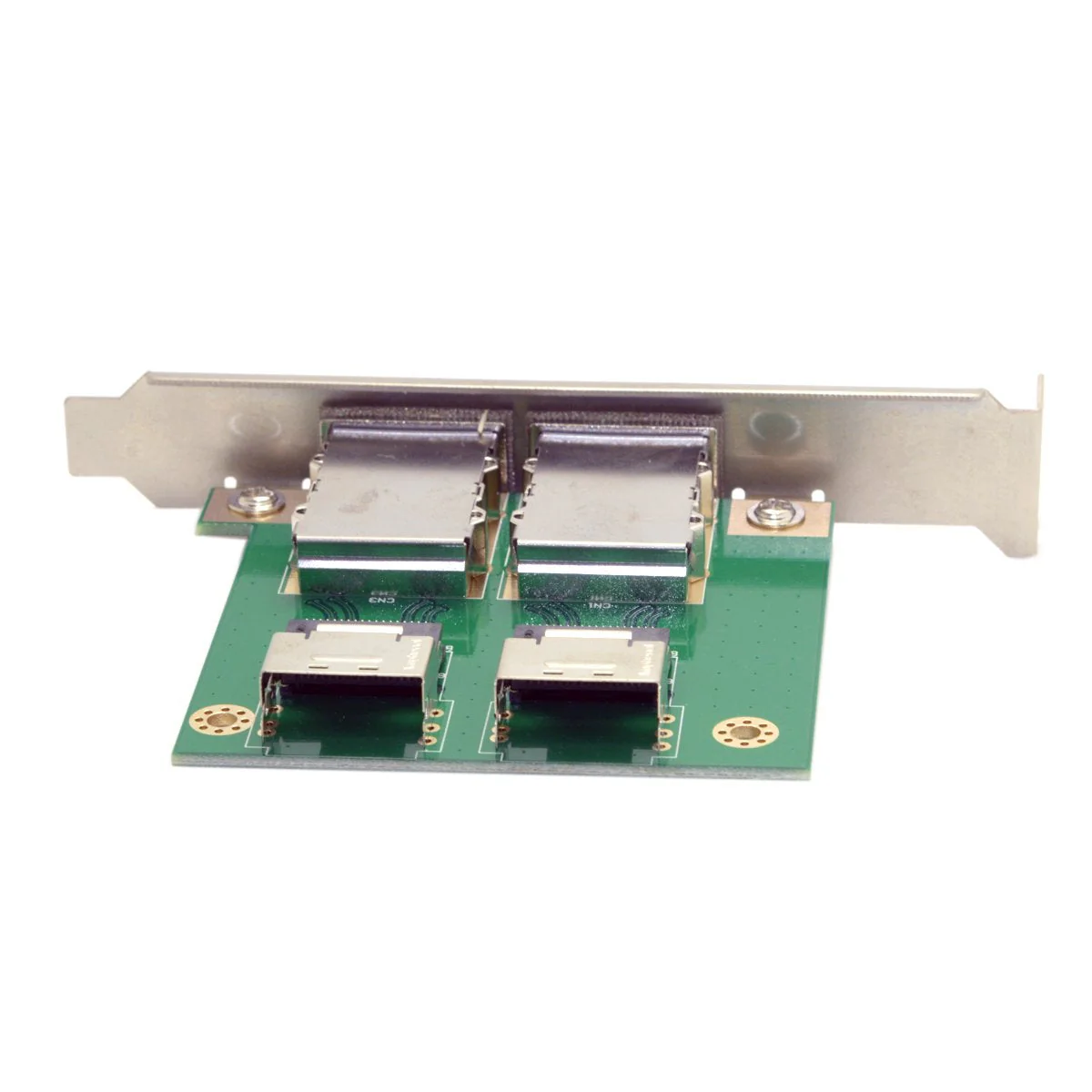 Cablecc Dual Ports Mini SAS SFF-8088 to SAS 36Pin SFF-8087 PCBA Female Adapter with PCI Bracket SFF-8087 TO SFF-8088 - Image 5