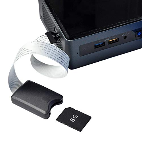 cablecc Micro-SD TF Memory Card Kit Male to SD Female Extension Soft Flat FPC Cable Extender 25cm - Image 5