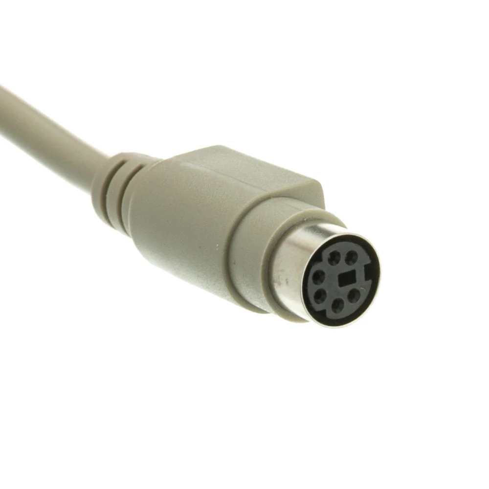 CableWholesale PS/2 to at Keyboard Adapter, MiniDin6 (PS/2) Female to Din5 (at) Male, 6 inch - Image 3
