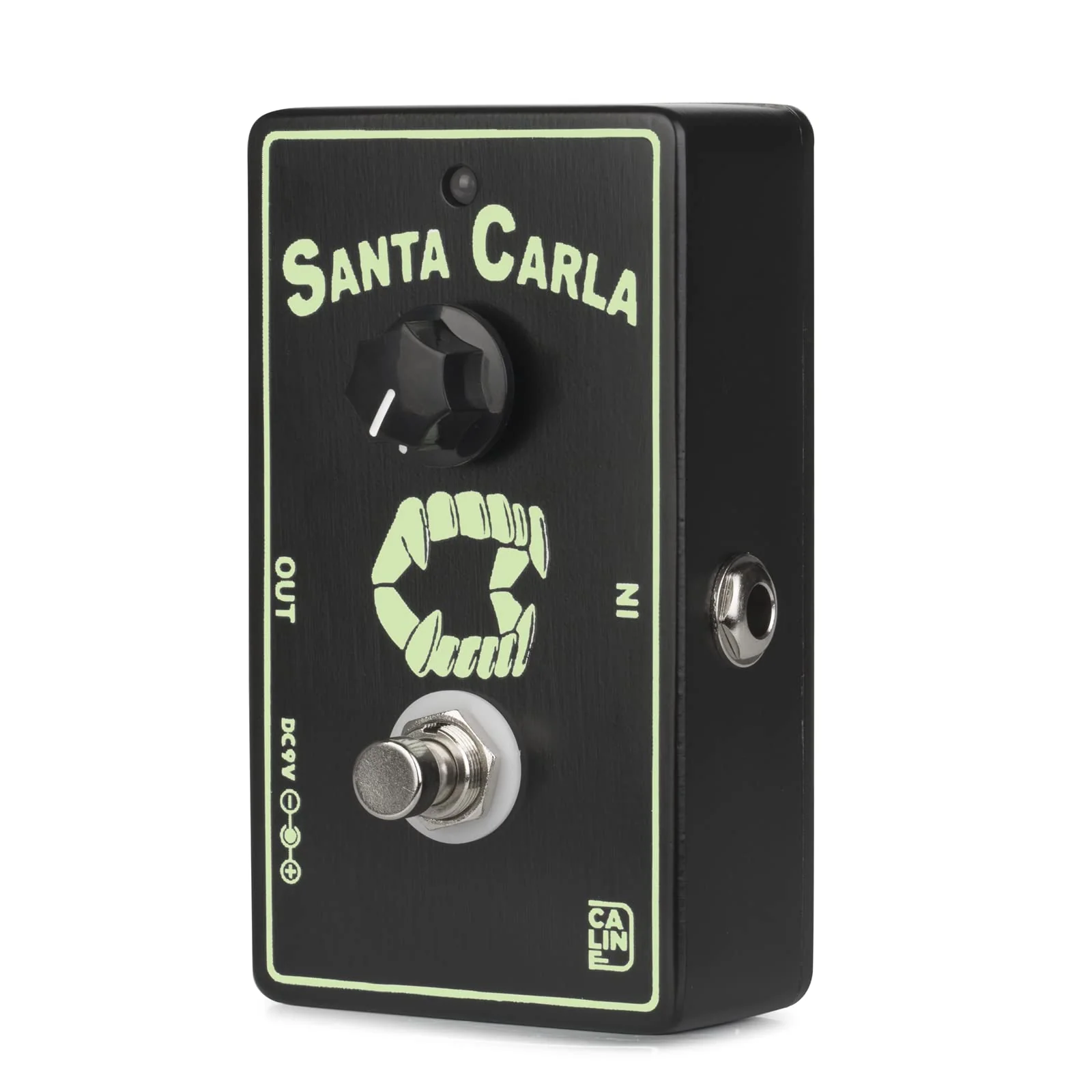 Caline CP-514 Santa Carla Boost Guitar Effect Pedal, Green, Mini Booster Pedal with True Bypass - Image 2
