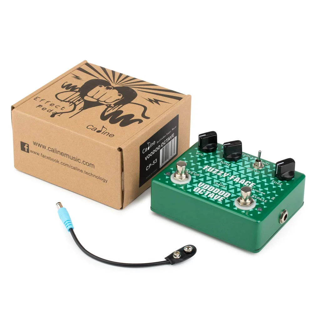 Caline CP-53 Fuzzy Face Voodoo Octave Guitar Effect Pedal - Image 6