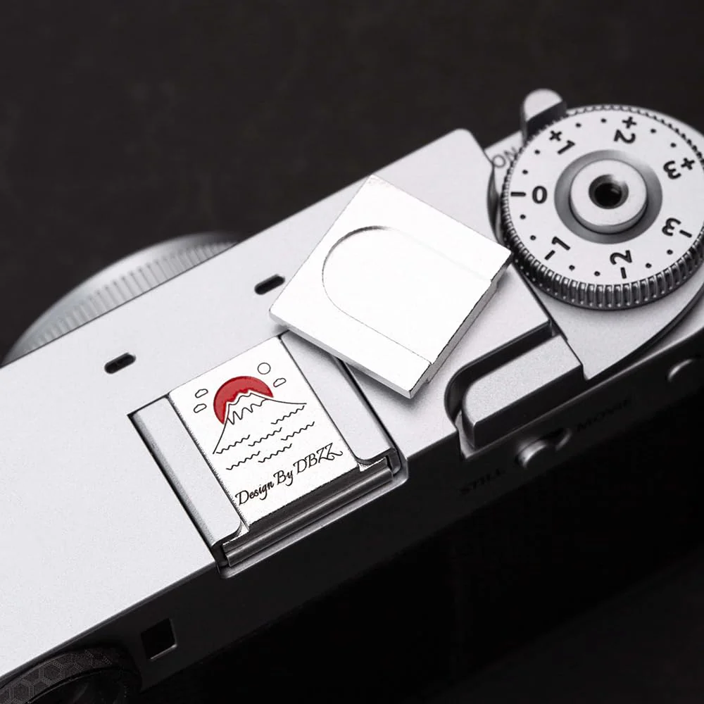 Camera Hot Shoe Cover/Shutter Button, Soft Release Button,Suitable for FUJIFILM XT5 XT4 XT3 XT30 XT20 X100V X100F XT100 X-E3 X-PRO2 X-PRO3 (Mountains and sea-Hot Shoe Cover) Mountains and sea-Hot Shoe Cover - Image 5