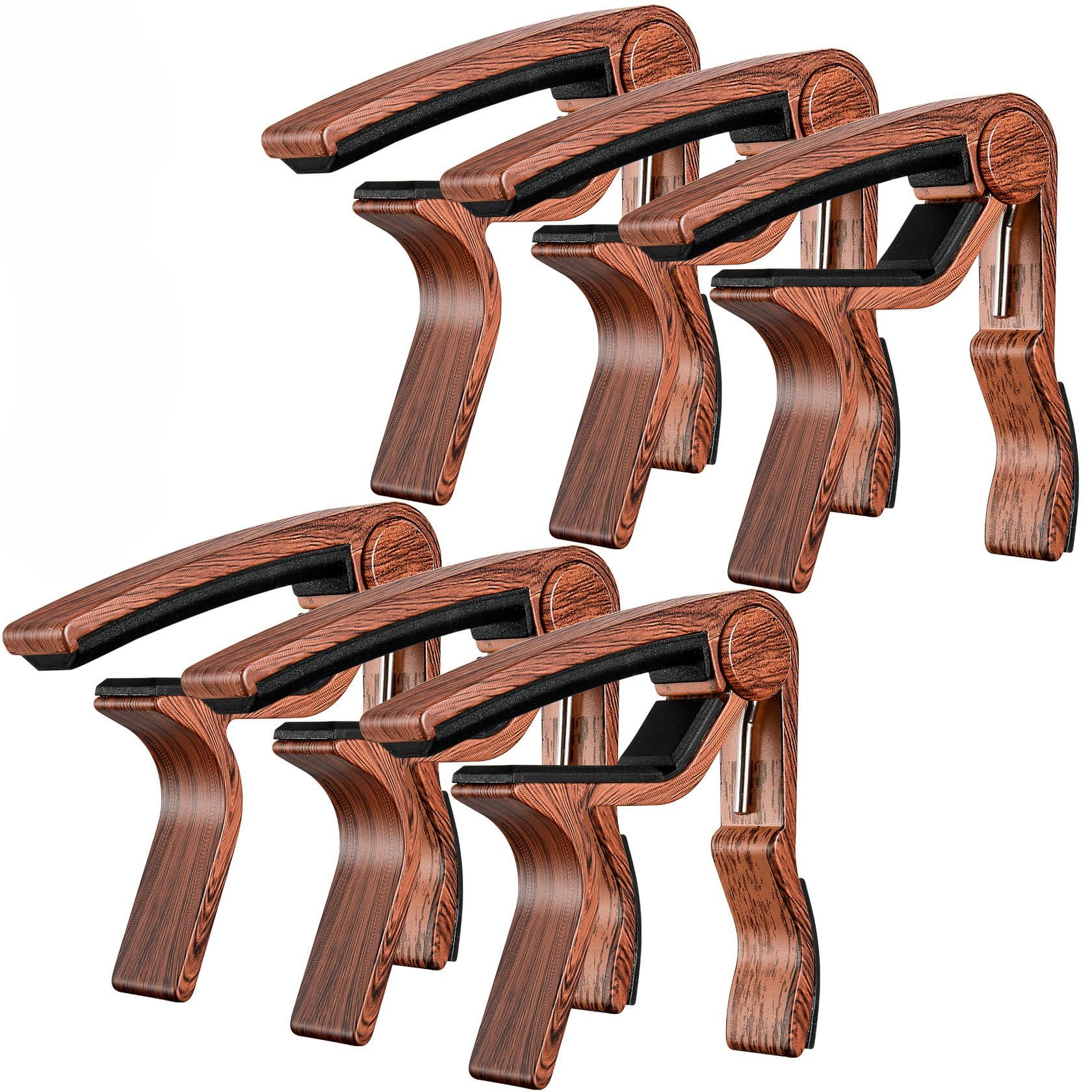 Capo 6 Pack Guitar Capo for Acoustic Electric Guitar Ukulele Capo Roswood Capo 6Pcs