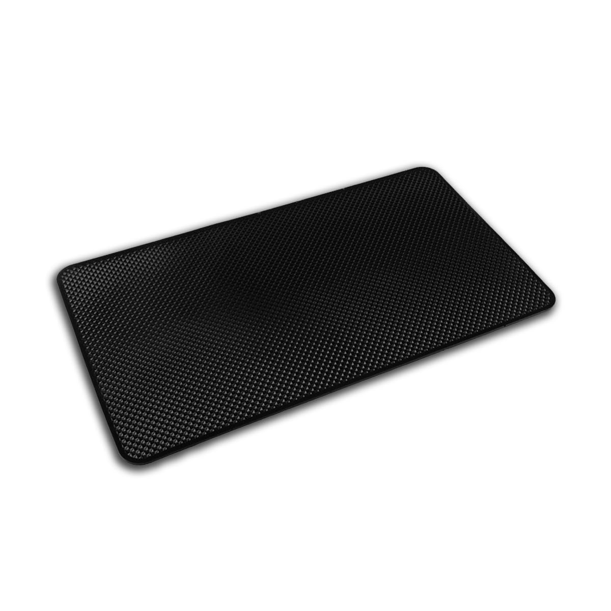 Car Dashboard Anti-Slip Mat,Universal PVC Sticky Adhesive Pad for Auto,10.6" x 5.9" Multifunctional Vehicle Dash Strong Gripping Pad for Cell Phones Sunglasses Keys GPS Coins (Grid) Grid - Image 2