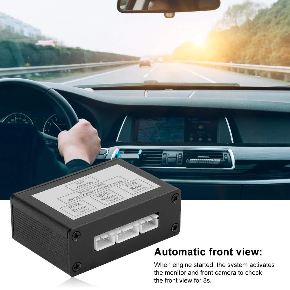 Car Front View Camera Switcher Smart Converter for Parking Rear View Video Switch Control Box - Image 4
