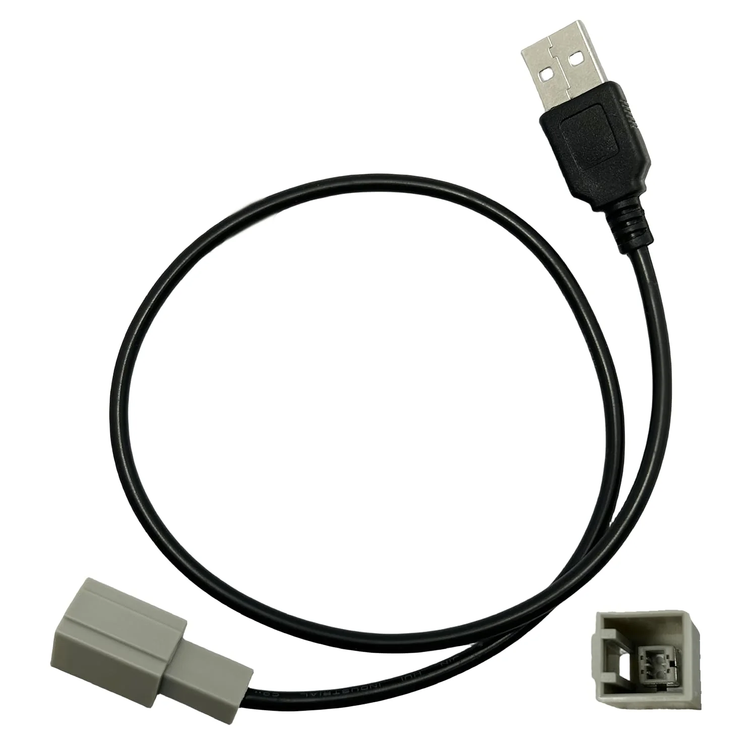 Car Radio Stereo OEM USB Port Retention Cable for Toyota 2012-2018,Lexus 2013-2015,Subaru 2013-2016,Honda 2015-2019, Radio Stereo Retain OE Factory USB Port Retention Harness Wiring Cable Adapter Toyota, with USB