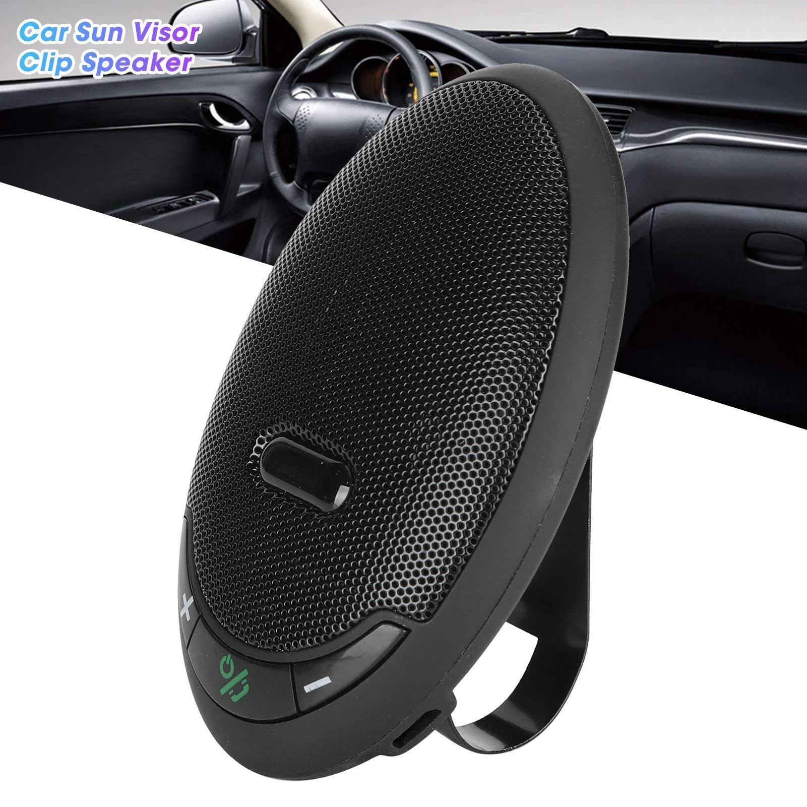 Car Speakerphone, Bluetooth 5.0 Handsfree in car Speakerphone Audio Receiver, Intelligent Noise Reduction, Compatible with for Smartphons, Tablets, Laptops - Image 4