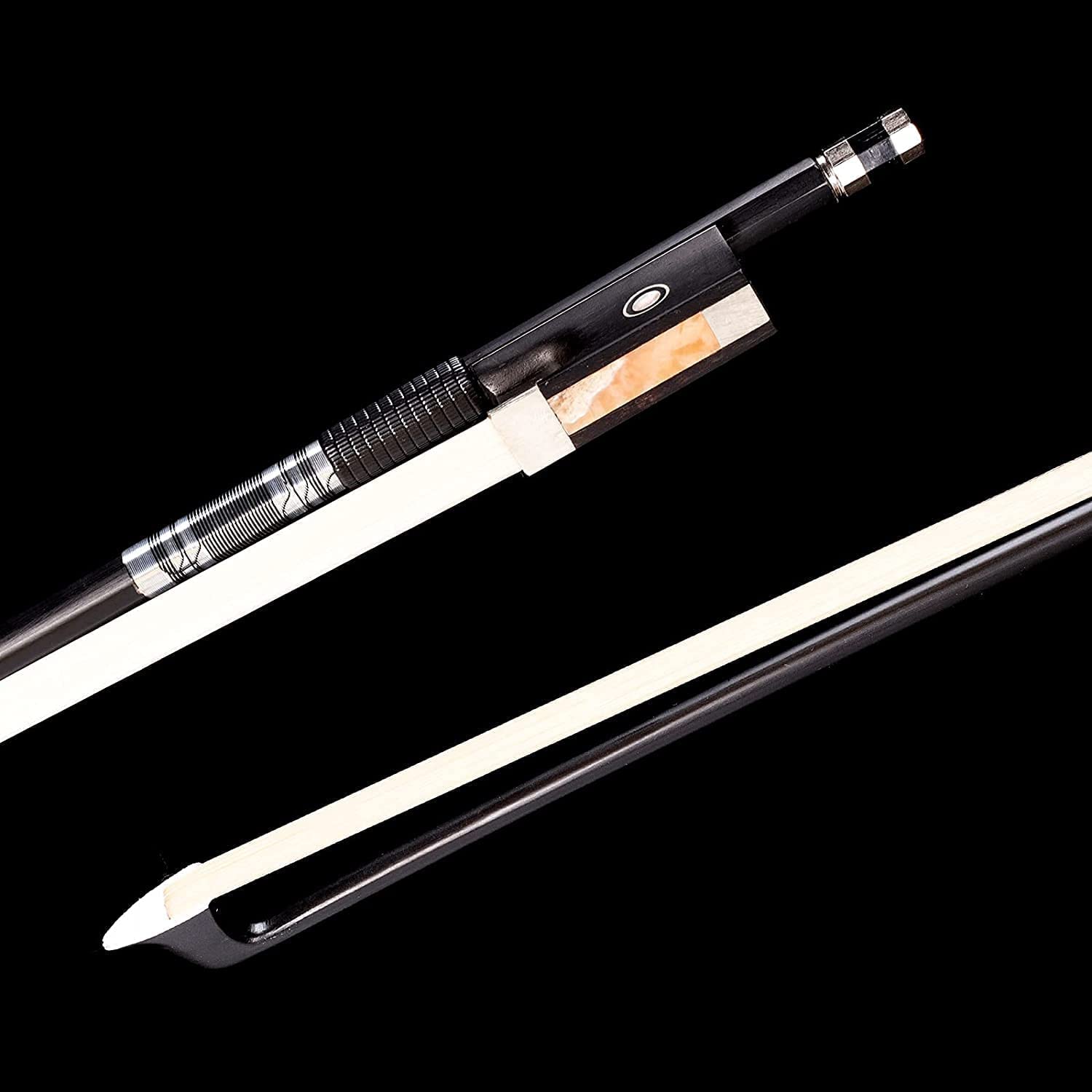 Carbon Fiber Violin Bow 4/4 Full Size Lightweight Fiddle Bow with Deep & Powerful Tone for Advance Level Violins [Carbon Bow 4/4] Carbon bow 4/4 full size - Image 7