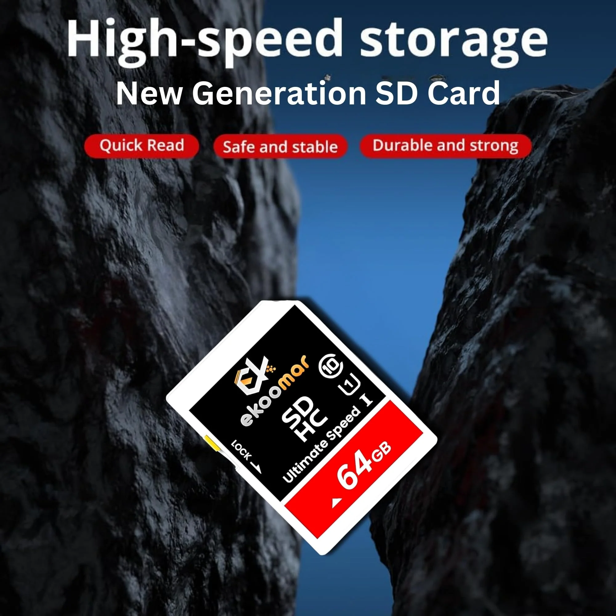 Card - Class 10, High-Speed Memory Card with 100MB/s for Digital Camera, Dash Cam, & Video Recording | Durable & Reliable Storage for Memories, Camera Card 64GB (Pack of 1) 64GB (Pack of 1) - Image 4
