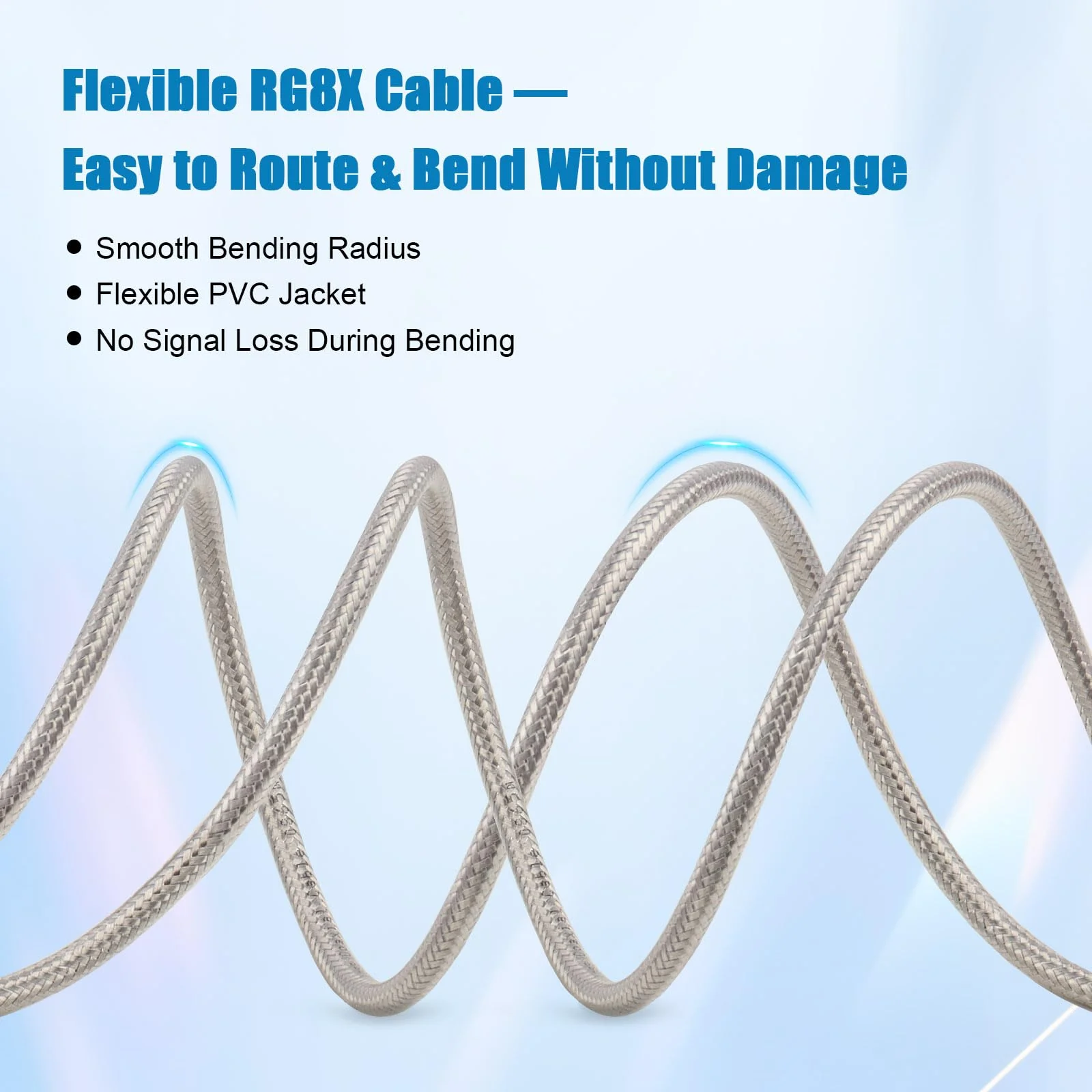 CB Coax Cable 10FT, RG8X FME Female to UHF PL-259 Male with FME Male to PL-259 Adapter, Low Loss RF Coaxial Cable for Antenna, CB Radio, Ham Radio, Marine, Mobile, and GPS Systems - Image 4