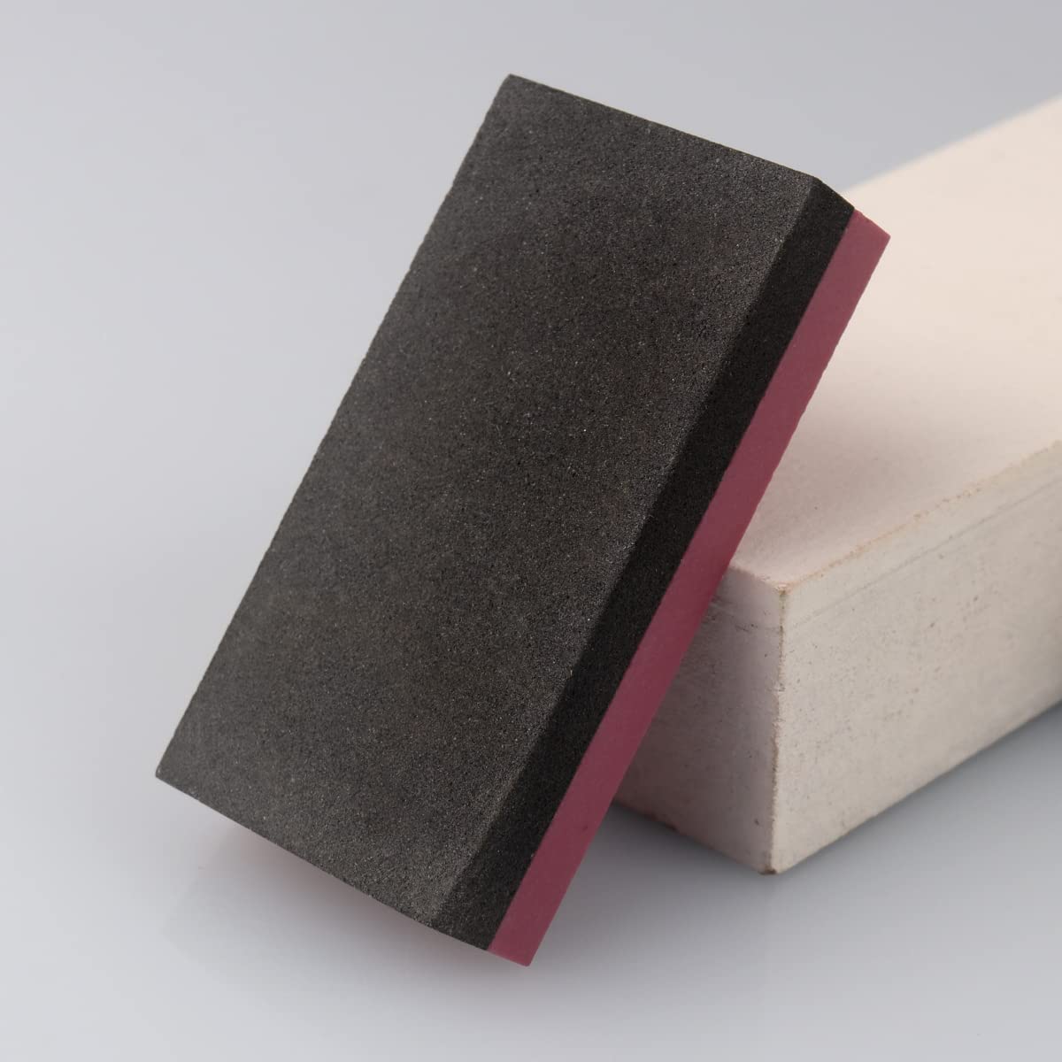 CBRIGHT Knife Sharpening Stone 1PC Whetstone 2 Sided 800#/3000# Combination Pocket-Sized Sharpening Stone, Fine Grinding Boron Carbide + Red Stone (1.97x0.98x0.39inch) 800#/3000# - Image 3