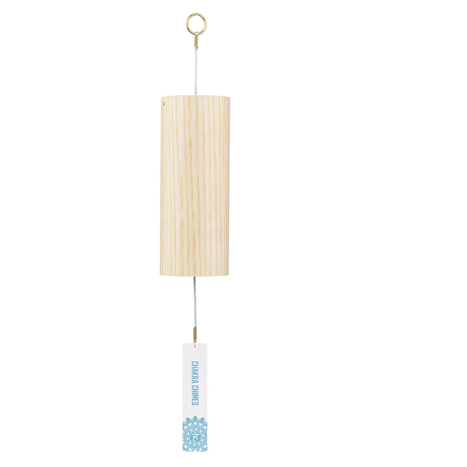 Chakra Chimes Natural Bamboo Wind Chimes Meditation Chord Windchime Wind Bell for Home Decoration Zen Mindfulness Throat Chakra - Image 7