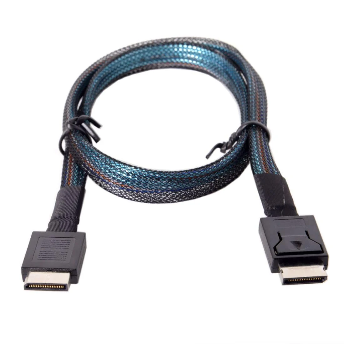 chenyang SFF-8611 Cable OCuLink PCIe PCI-Express 4.0 SFF-8611 4i Male to SFF-8611 Male Data Extension Cable 50cm for eGPU GPD Win Max2 External Graphics Card & SSD SFF-8611 - SFF-8611