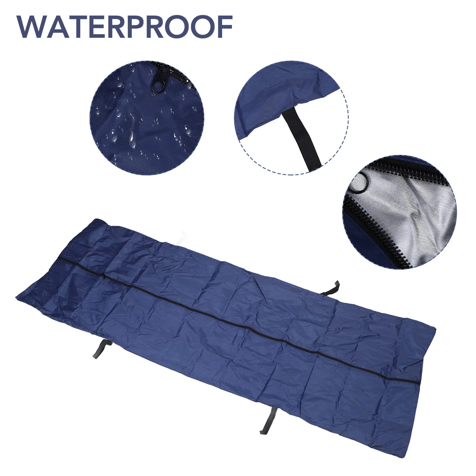 CHEOTIME Body Bag, Leak-proof Body Storage Bags, Robust, Thickened Emergency Body Bag for Emergency Storage and Removal of Bodies (59.1 x 23.6 inches) 59.1 x 23.6in - Image 4