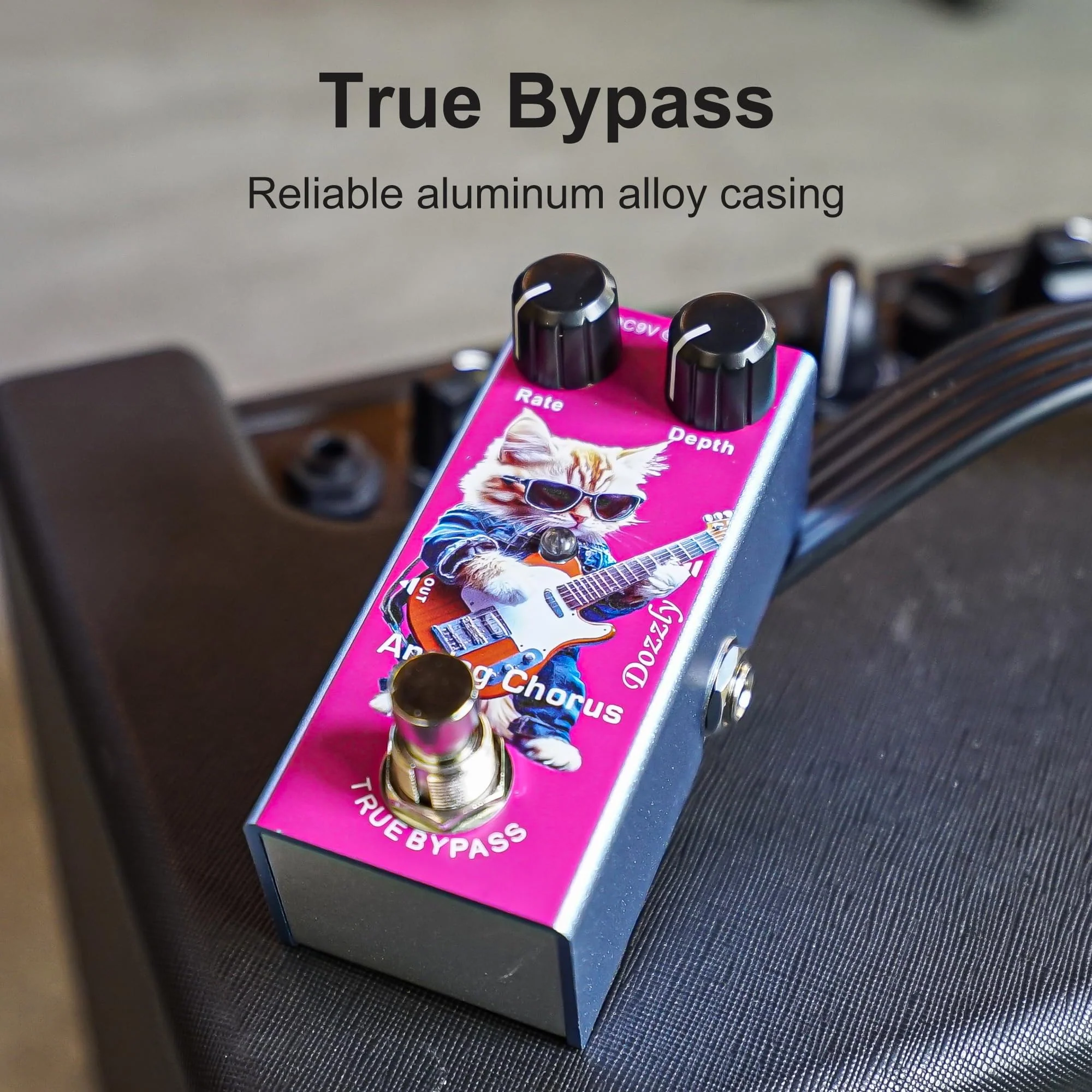 Chorus Guitar Pedal Analog Chorus Electric Guitar Effects Pedal DC 9V True Bypass - Image 3