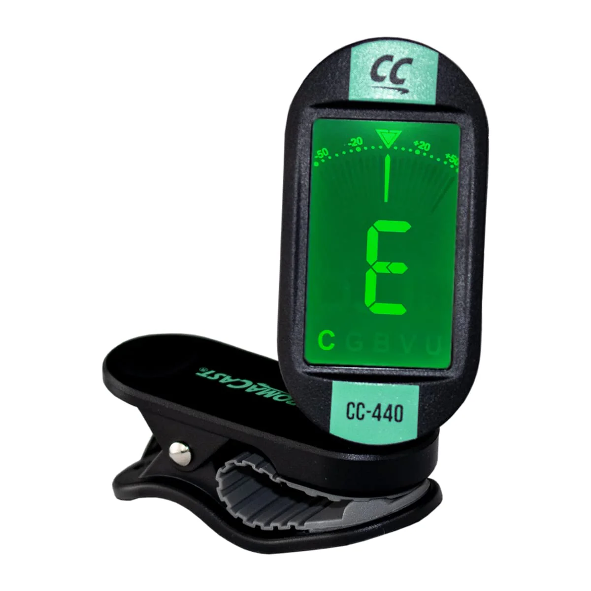 ChromaCast CC-440 Clip On Chromatic Tuner, Surf Green, Pack of 2 (CC-440-SGR-2PK) 2 PACK - Image 2