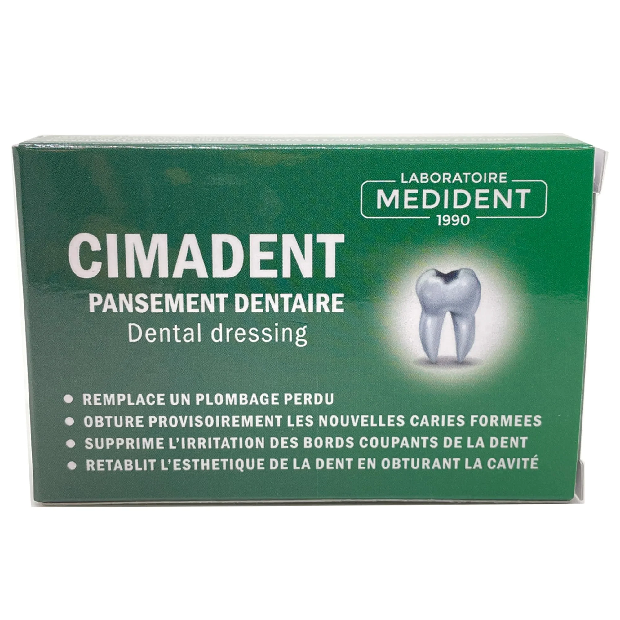 Cimadent Dental Care for Constipation of Caries or Lost Filling. Excellent Temporary Dressing While Waiting for the Dentist. 30 Uses - Image 2