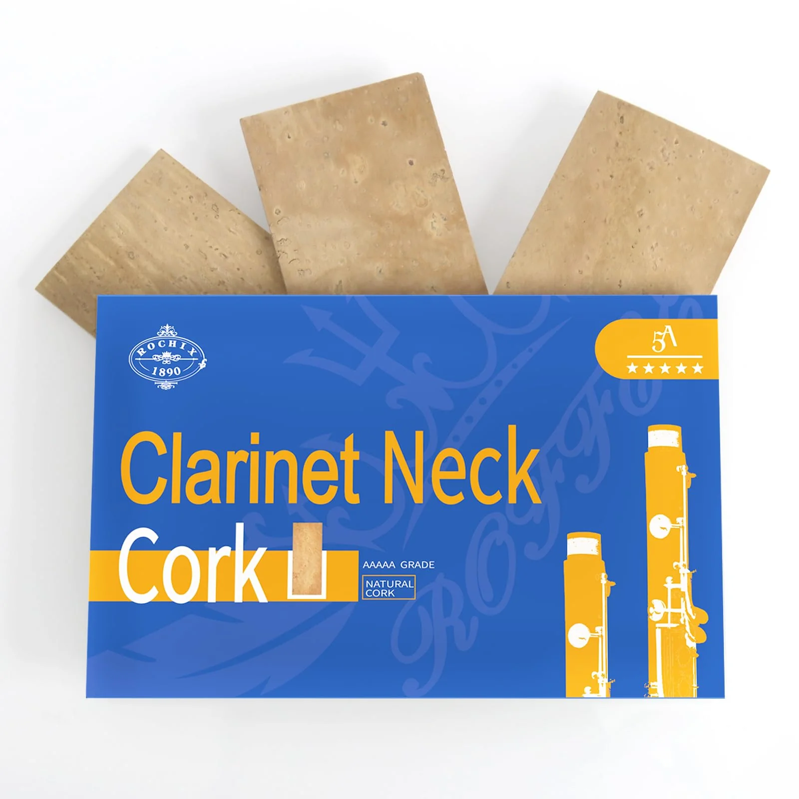 Clarinet Joint Cork Replacement Kit, Clarinet Cork, Glue, Knife, Taping and Sandpaper - Image 2