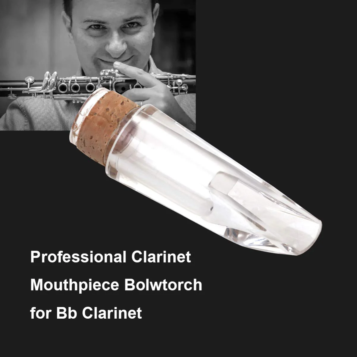 Clarinet Mouthpiece for Bb Clarinet Music Accessories (Transparent) - Image 8