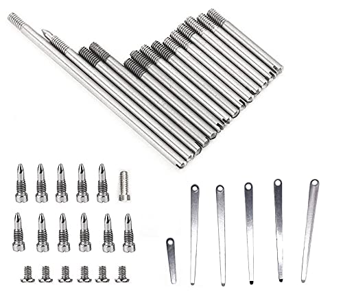 Clarinet Repair Tool Kit 14pcs Key Rollers + 6pcs Clarinet Springs + 21 Screws Bb Clarinet Woodwind Instrument Replacement Accessories