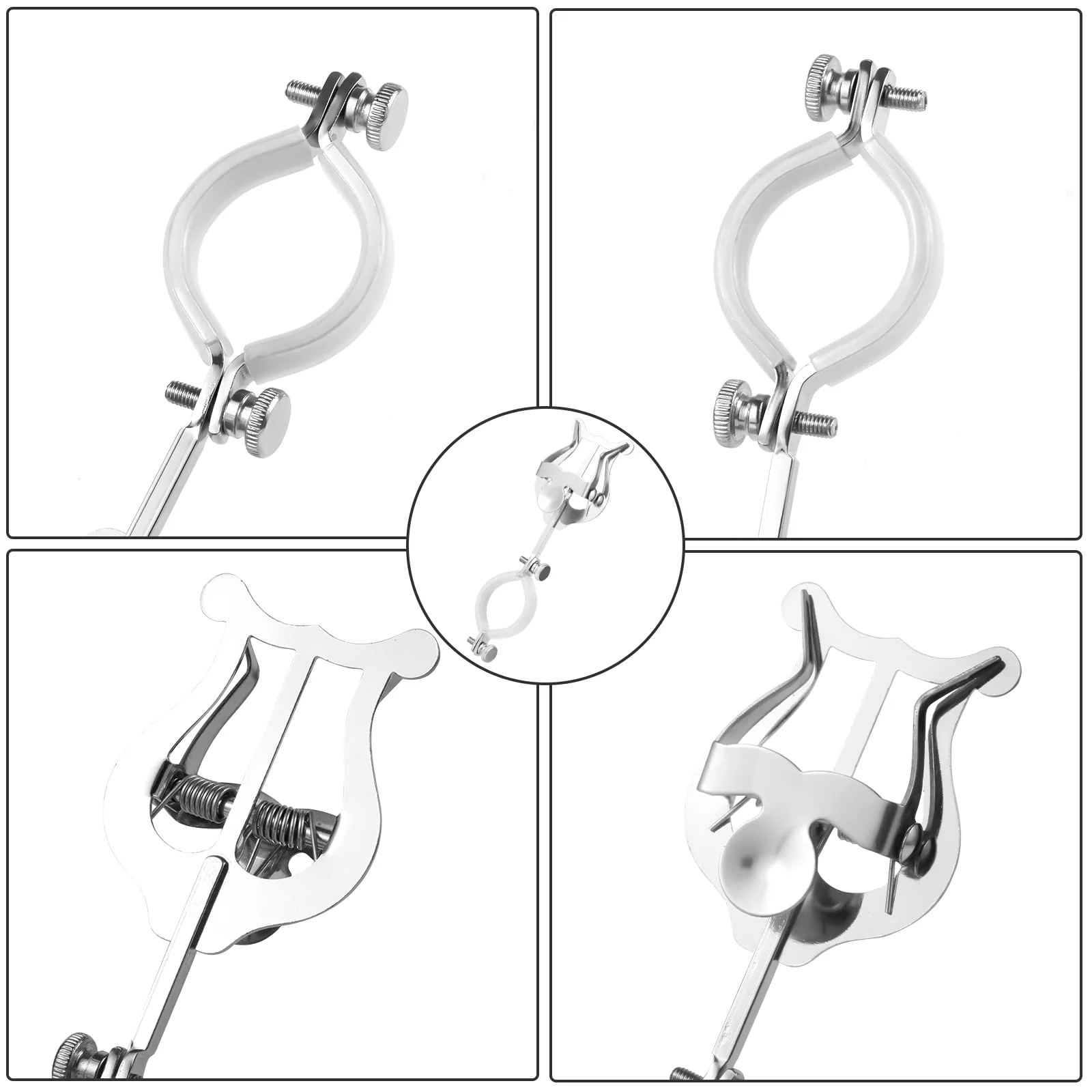 Clarinet Sheet Music Clip, Clarinet Lyre Music Clip Music Book Clip Clarinet Music Holder Music Book Clip for Practicing Beginners Marching Band - Image 3