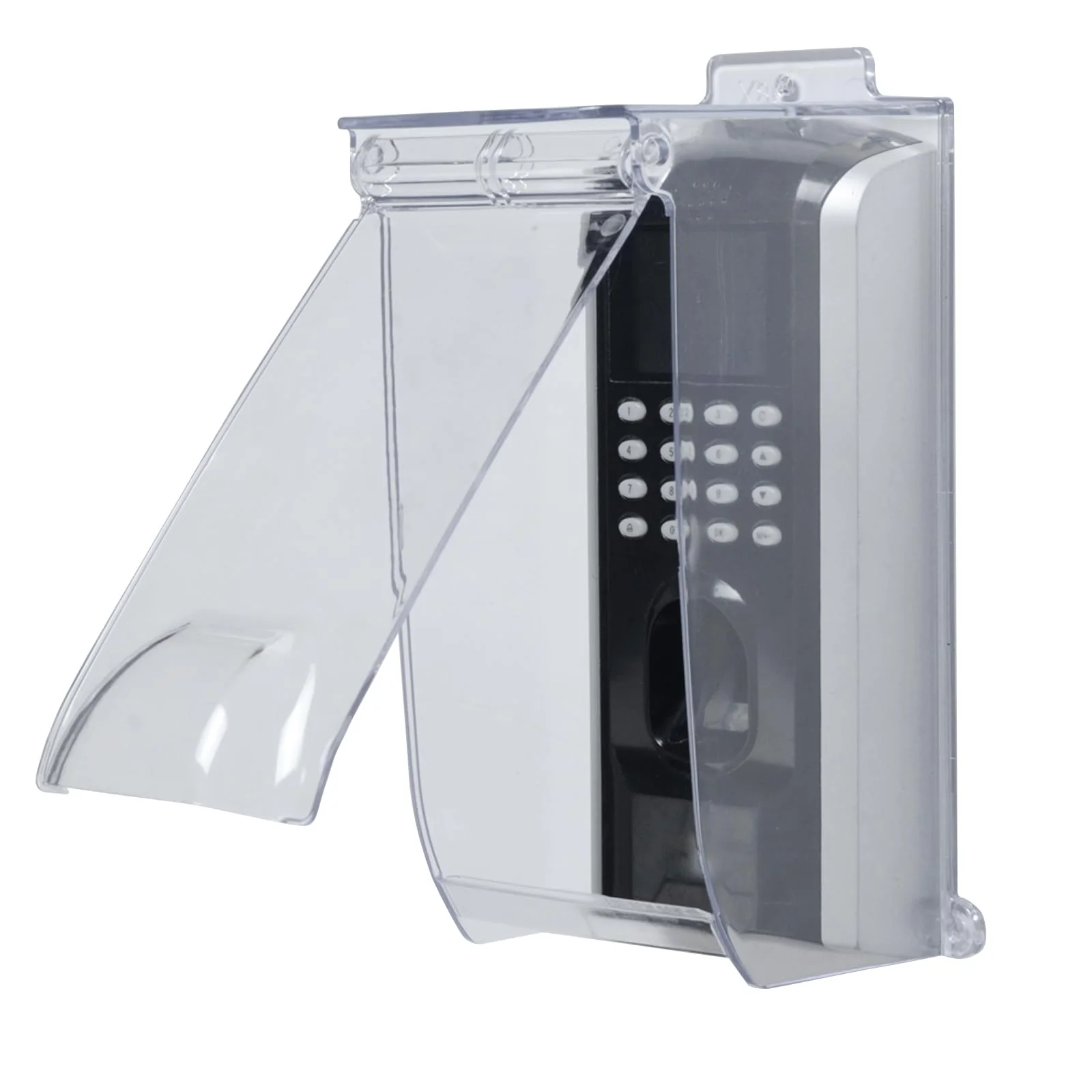 Clear Gate Outdoor Keypad Cover,Flip Access Control Rain Cover,Doorbell rain cover Compatible for Ring Doorbell/Lock Keypad/Attendance Machine/Door Keypad