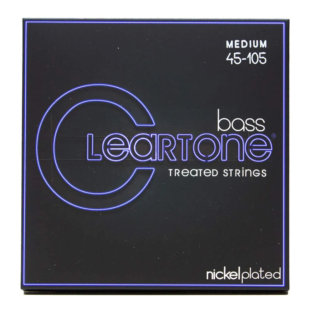 Cleartone Medium Bass Strings (.45-.105) Premium Tone, Treated For Long Life 6445 Medium (45-105)