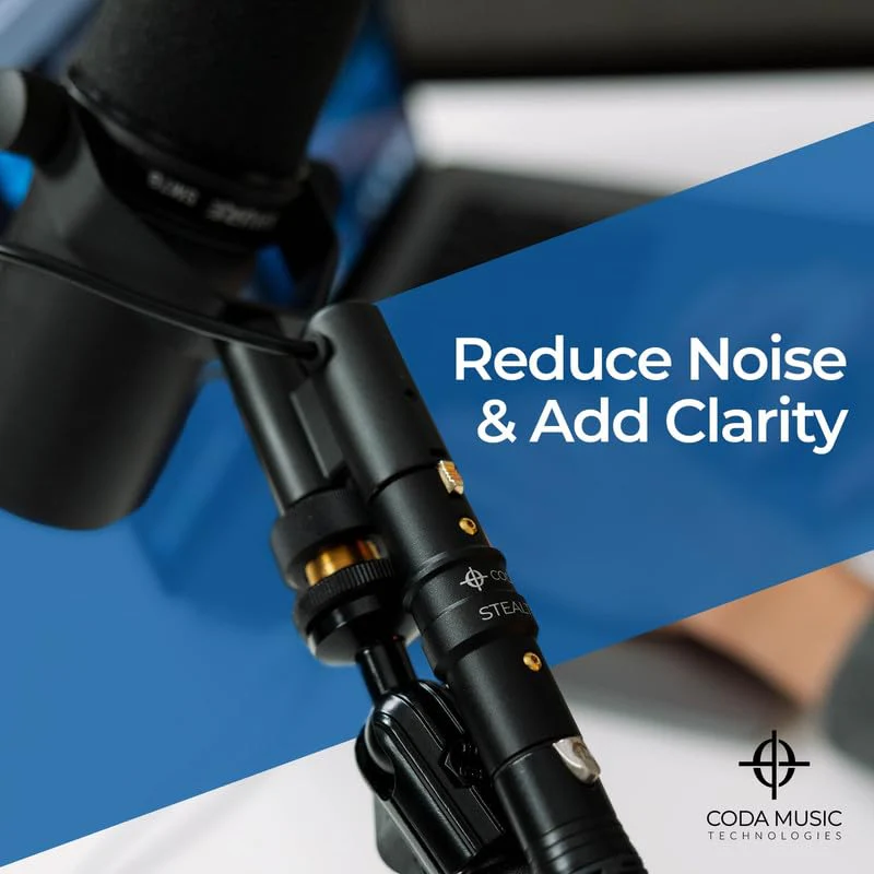 Coda MB-Stealth in-Line Microphone Preamp Mic Gain Booster for Dynamic and Ribbon Mics - 48V Phantom Power Mic Preamp with 28 db Clean Gain, Ultra Low Noise, Enhance Your Podcast or Livestream - Image 5