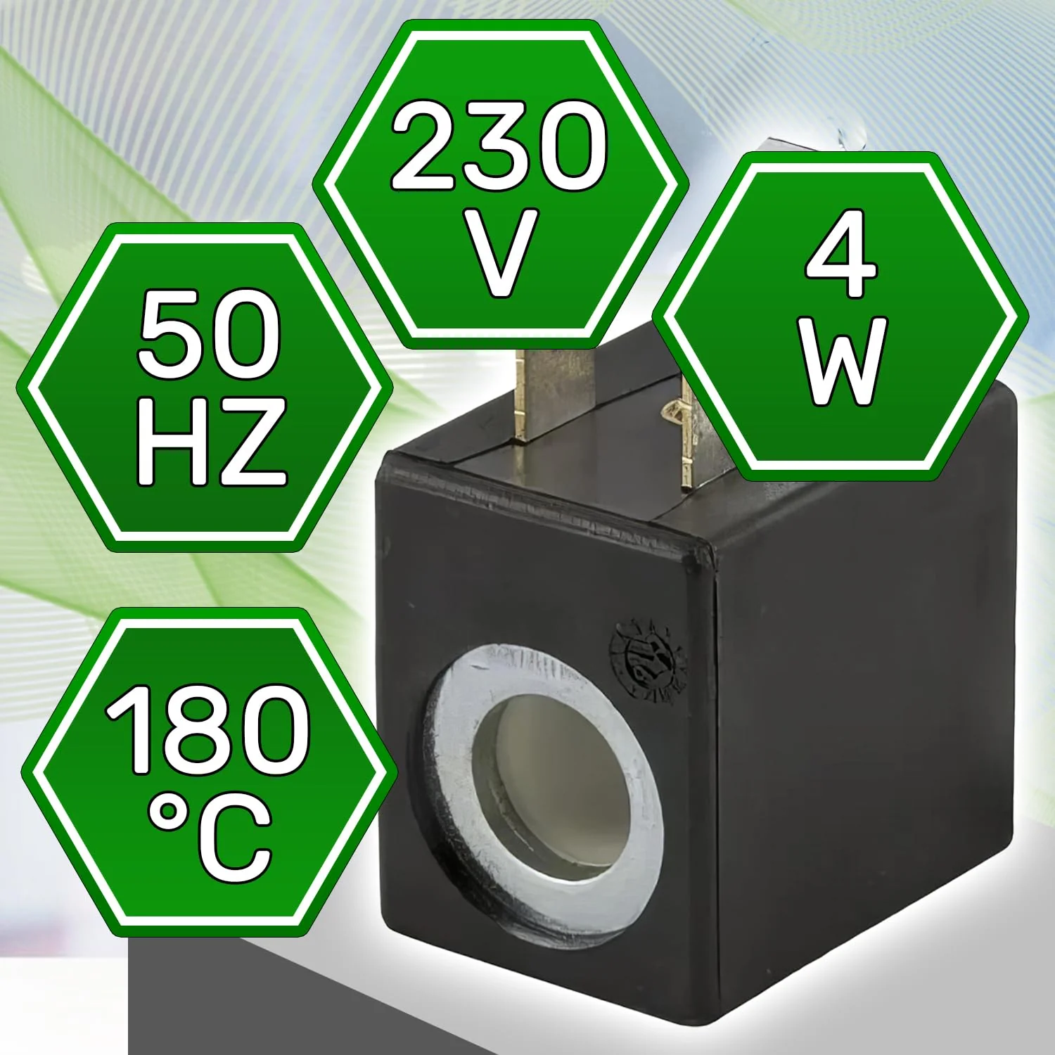 Coil Type AIF for Solenoid Valve 230 V 50 Hz with Hole Diameter 10 mm and Dimensions 29 x 22 x 27 mm ONIX TECH - Image 3