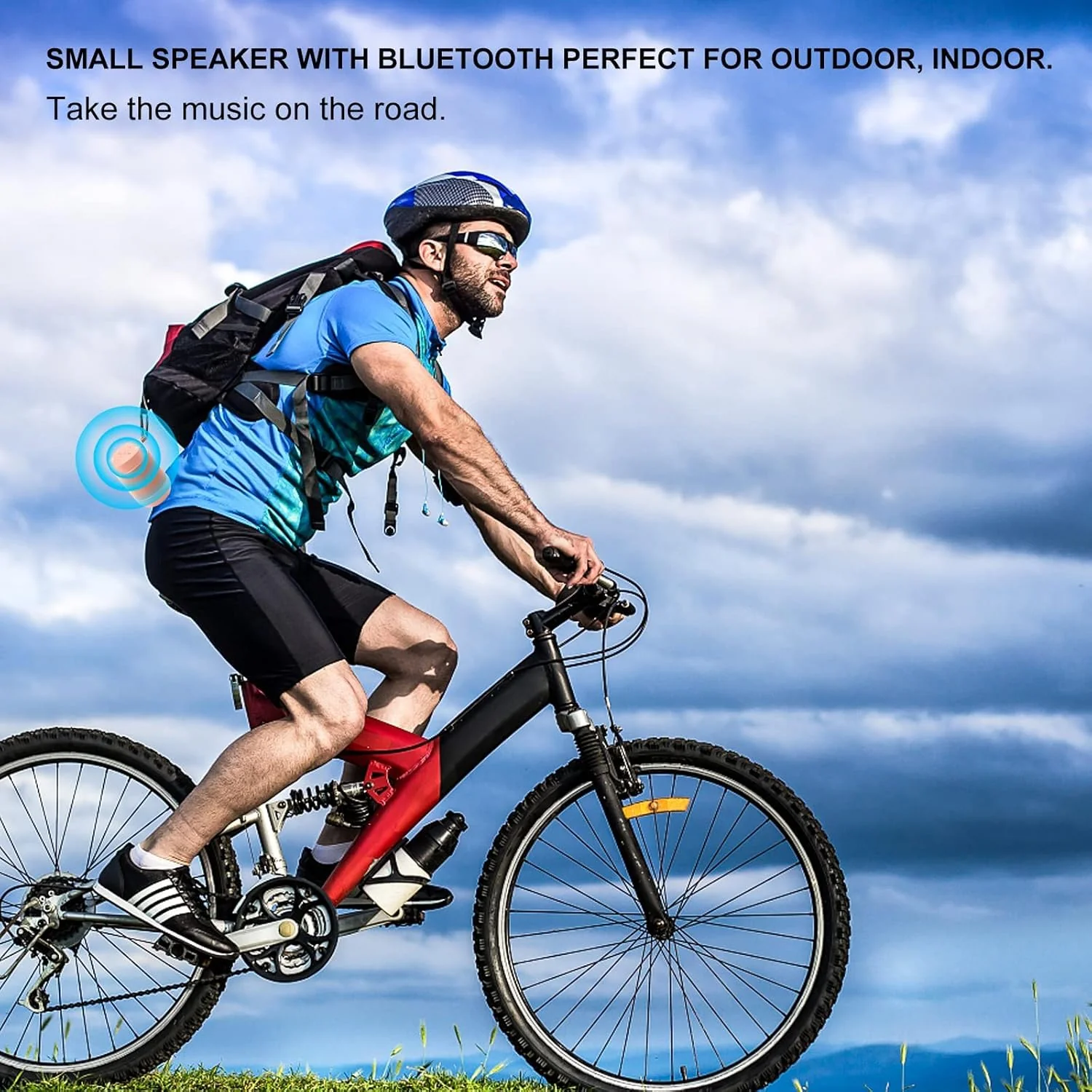 comiso Bluetooth Speaker, Portable Bluetooth Speakers with Wireless Stereo Pairing, Built in Mic, 360° HD Sound,IP65 Waterproof Speaker,Support TF Card, for Home/Party/Outdoor/Beach,Gift For Men/Women Pink - Image 6