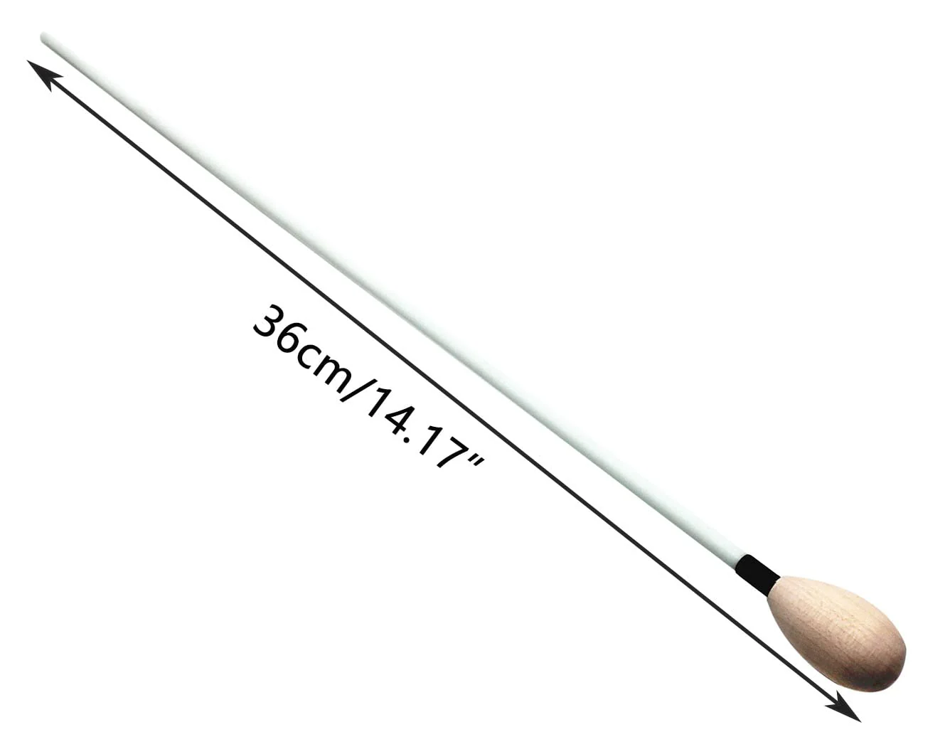 Conductor Orchestra Baton 15" Music Conductor Baton with Solid Wood Handle 4pcs - Image 5