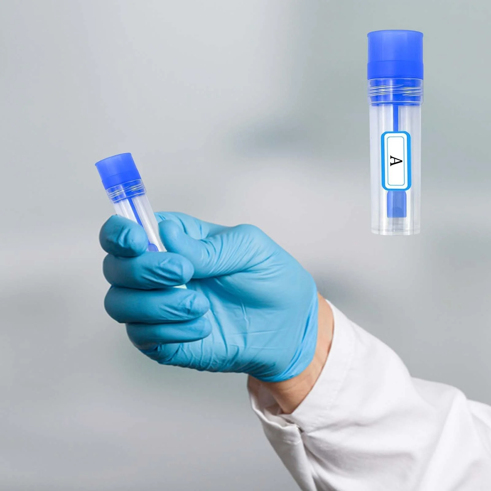 CONJURAIDE Pack of 30 Chair Sample Tubes, Sample Tubes 15 ml Faecal Sample Tubes Dog Cat Chair Sample Chair Tube Examination Tube with Spoon Protective Cover for Chair Sample Pets for Testing - Image 4