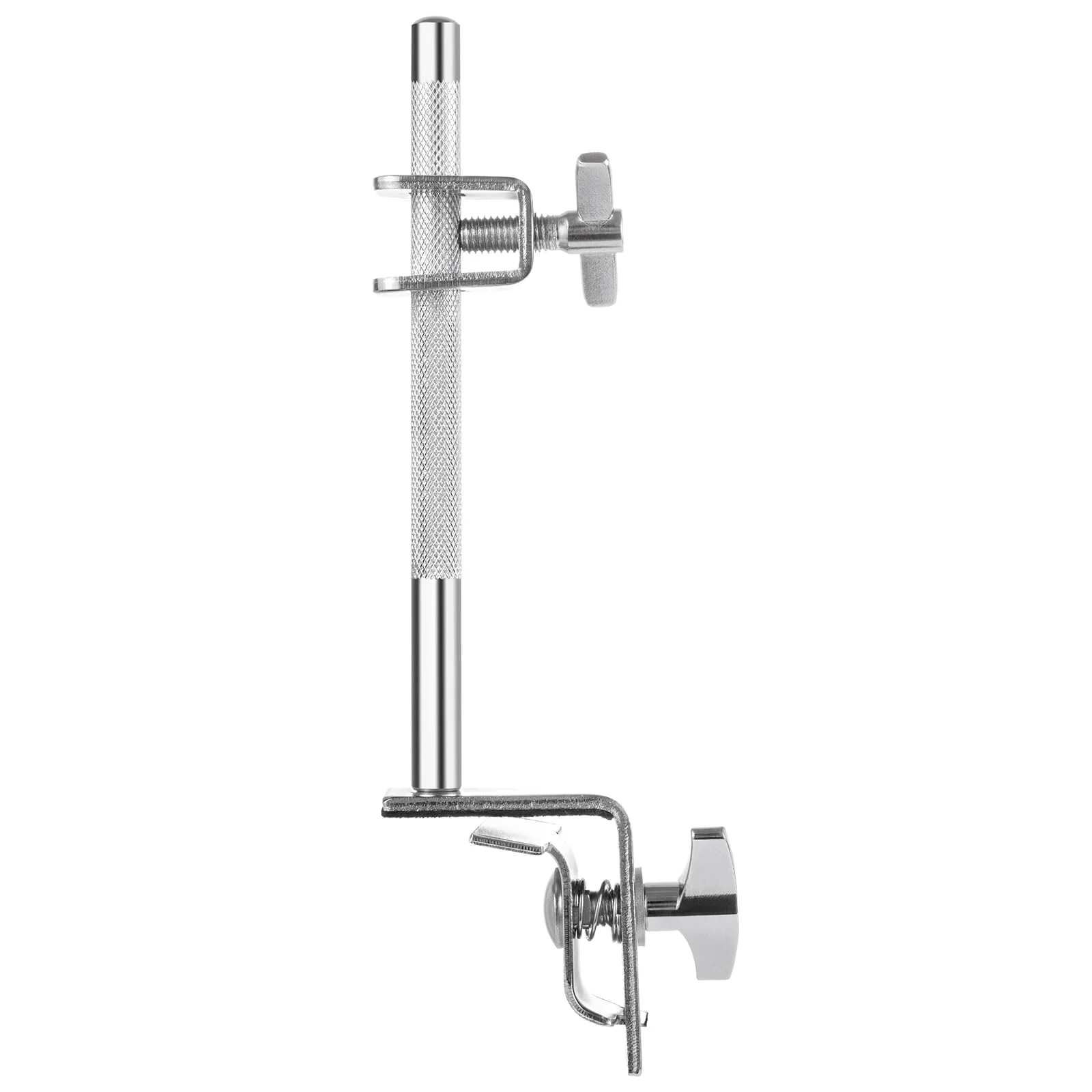 Cowbell Clamp for Bass Drum Hoop Mounting,Cowbell Mount with Parallel Action Jaws for Drummers - Drum Cowbell Holder Percussion Accessory for Versatile Sound - Image 2