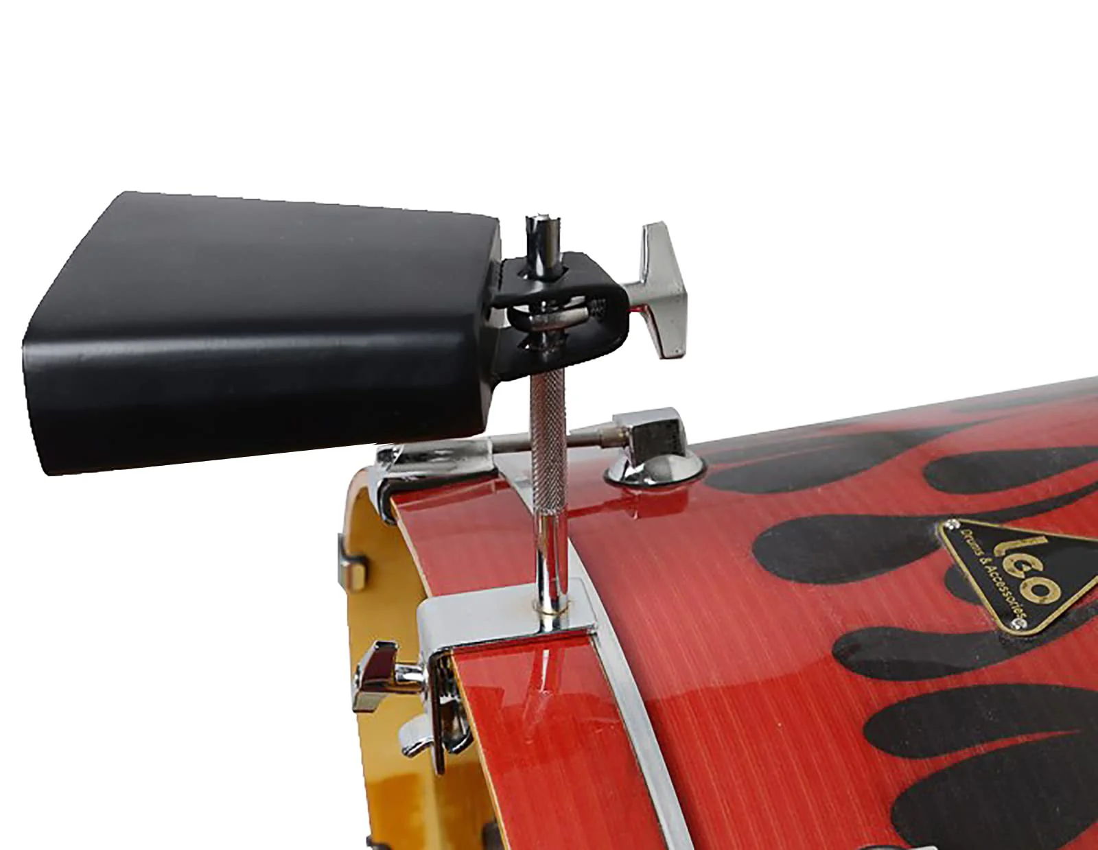 Cowbell Clamp, Percussion Claw Mounting Bracket for Cowbells, Jazz Drum Kit Hoop Mounted - Image 3