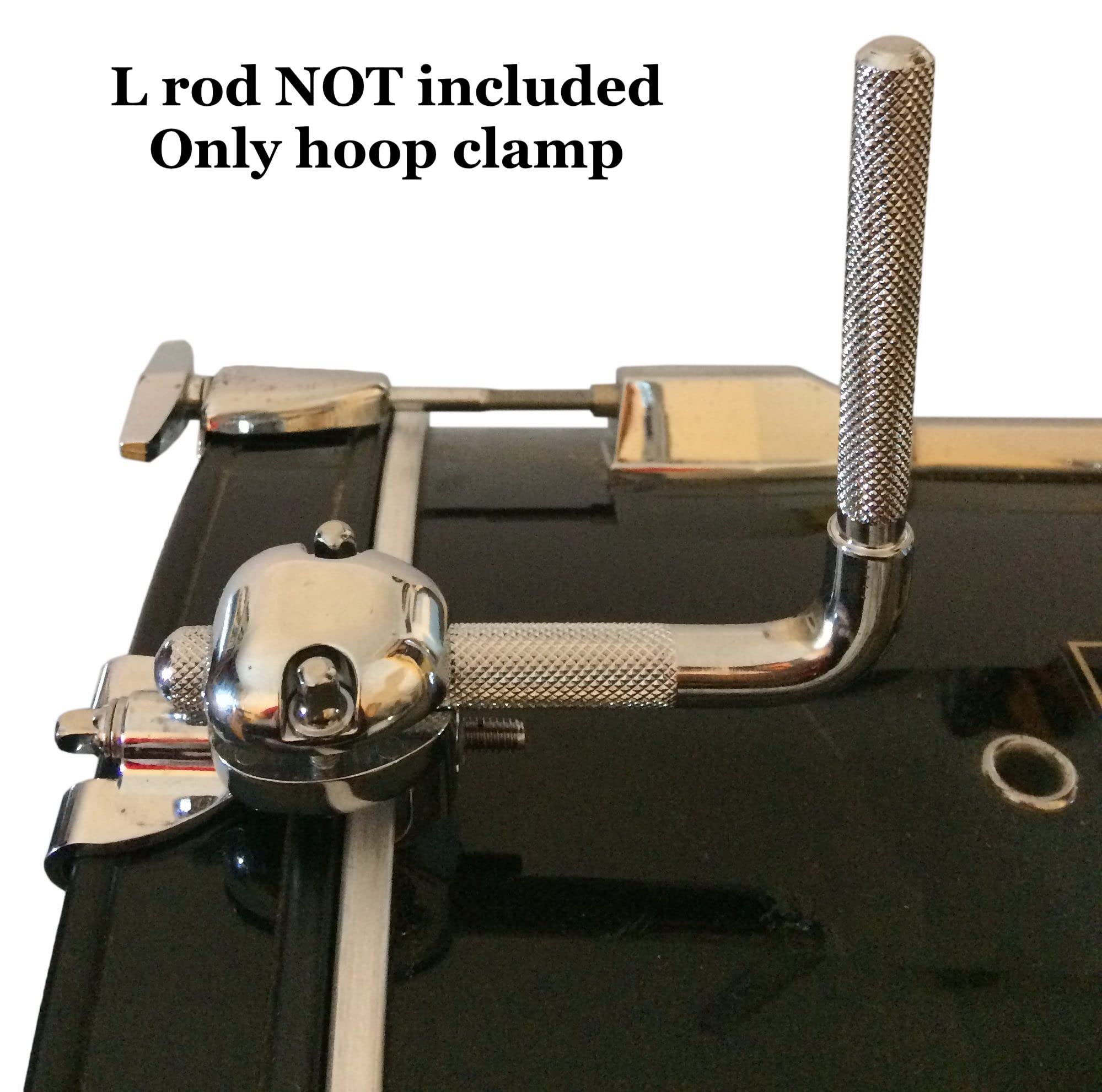 Cowbell Mount Bracket - Tom Hoop Clamp for Cowbell, Jam Block, Tambourine, Splash Cymbal - Image 6